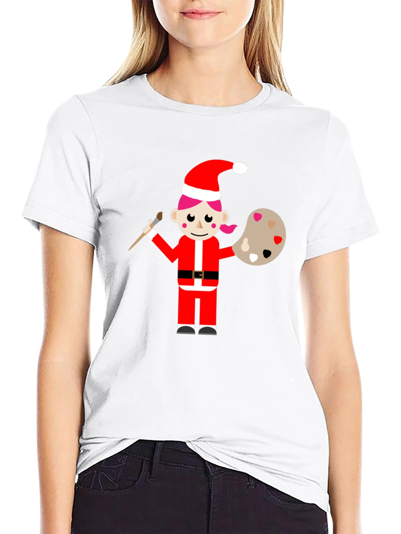 Whimsical Holiday Painter T-Shirt
