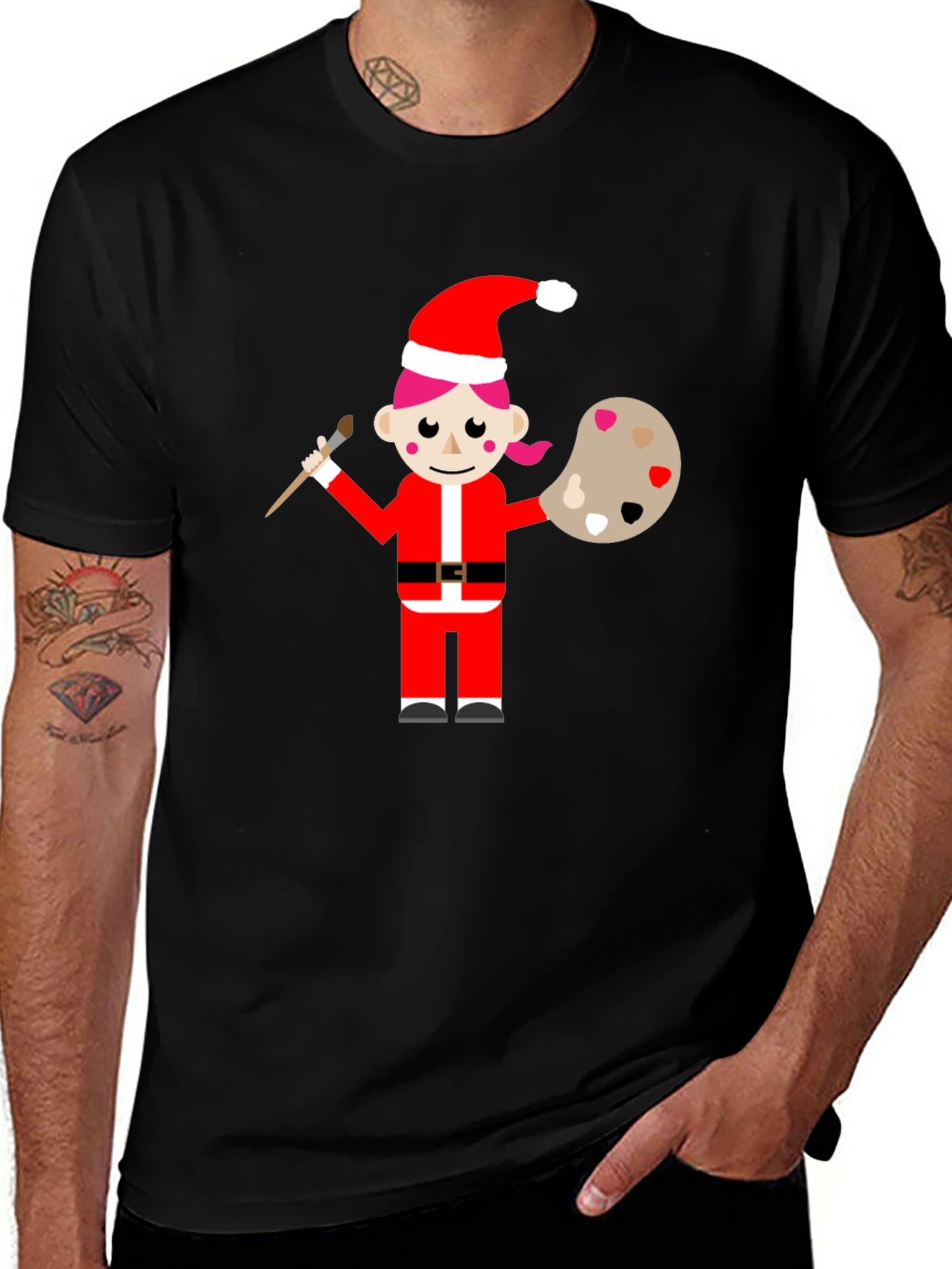 Whimsical Holiday Painter T-Shirt