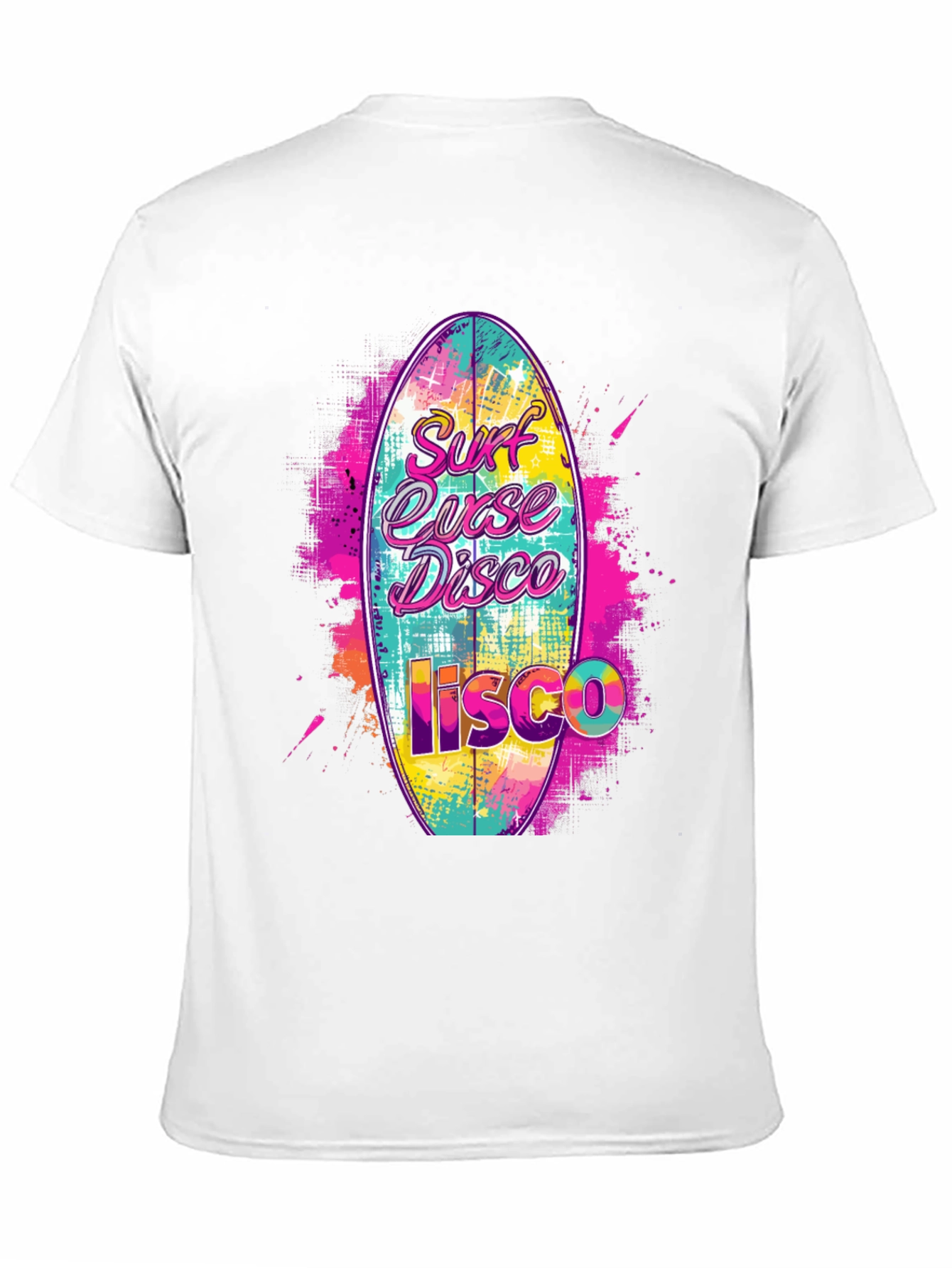 Surf Curse Disco T-Shirt Black Cotton Tee