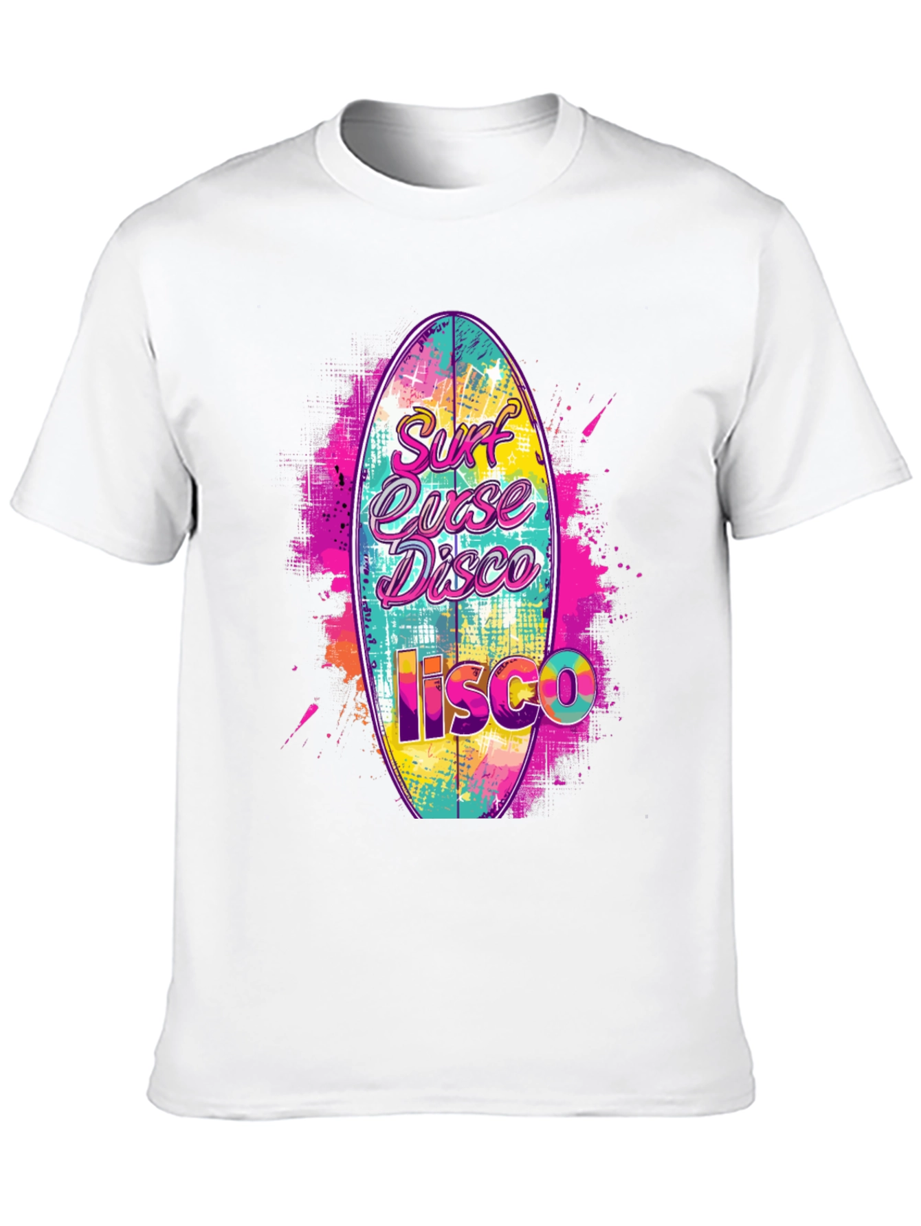 Surf Curse Disco T-Shirt Black Cotton Tee