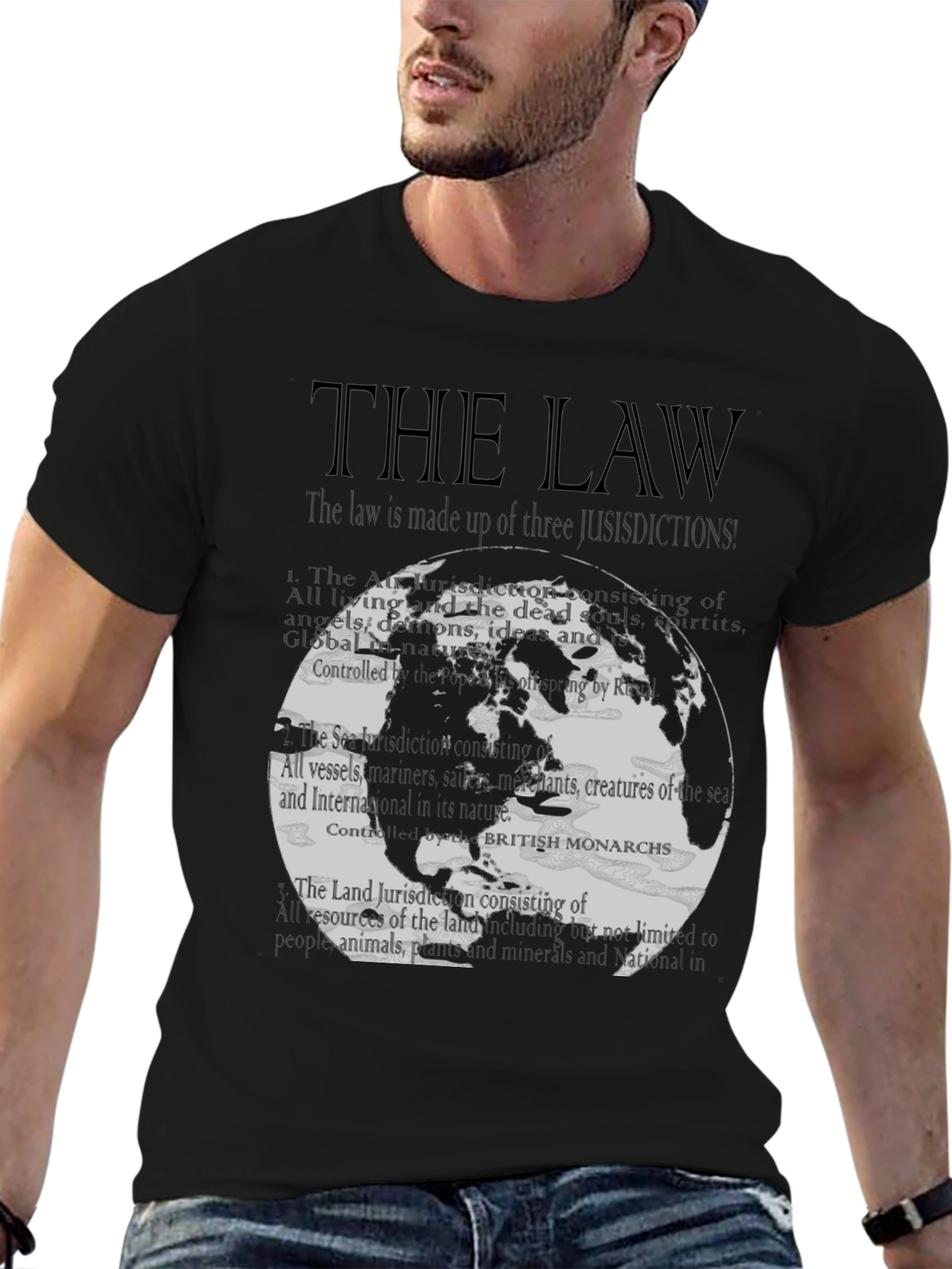 The Law T-Shirt - Global Jurisdiction Design