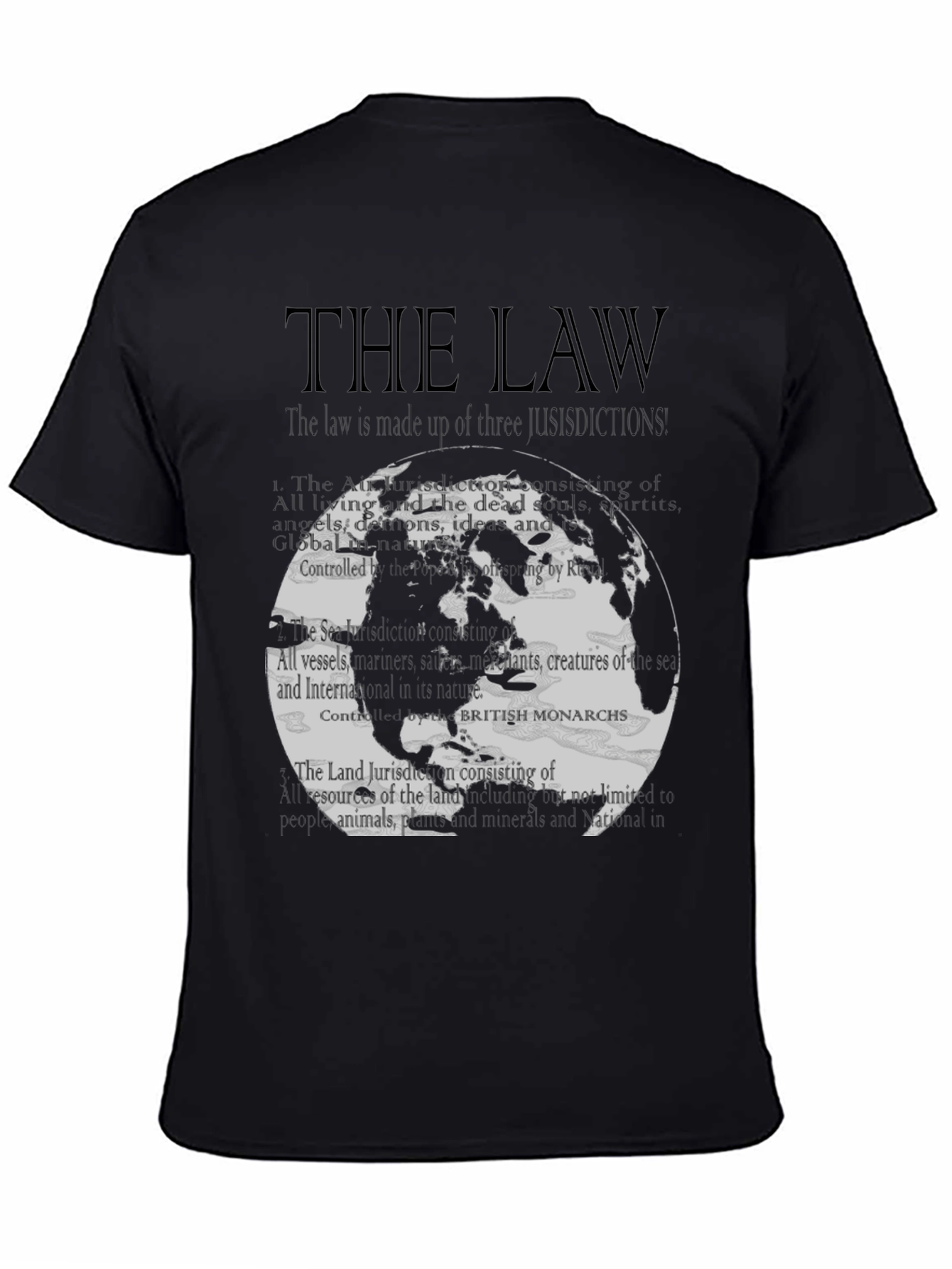 The Law T-Shirt - Global Jurisdiction Design