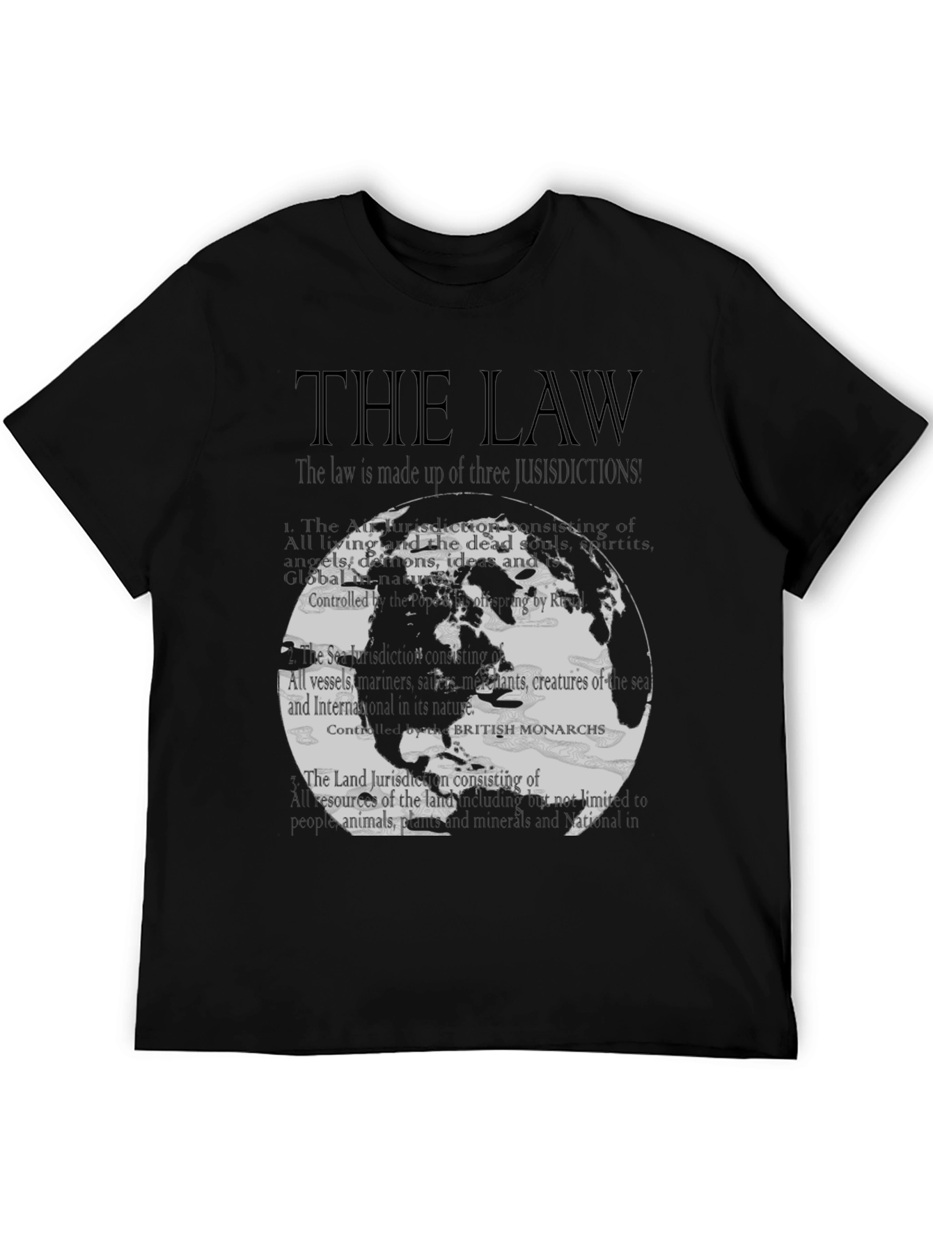 The Law T-Shirt - Global Jurisdiction Design