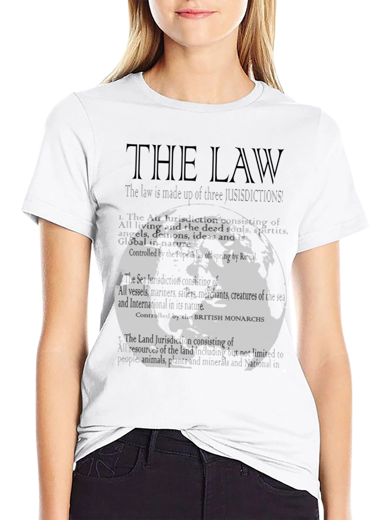 The Law T-Shirt - Global Jurisdiction Design