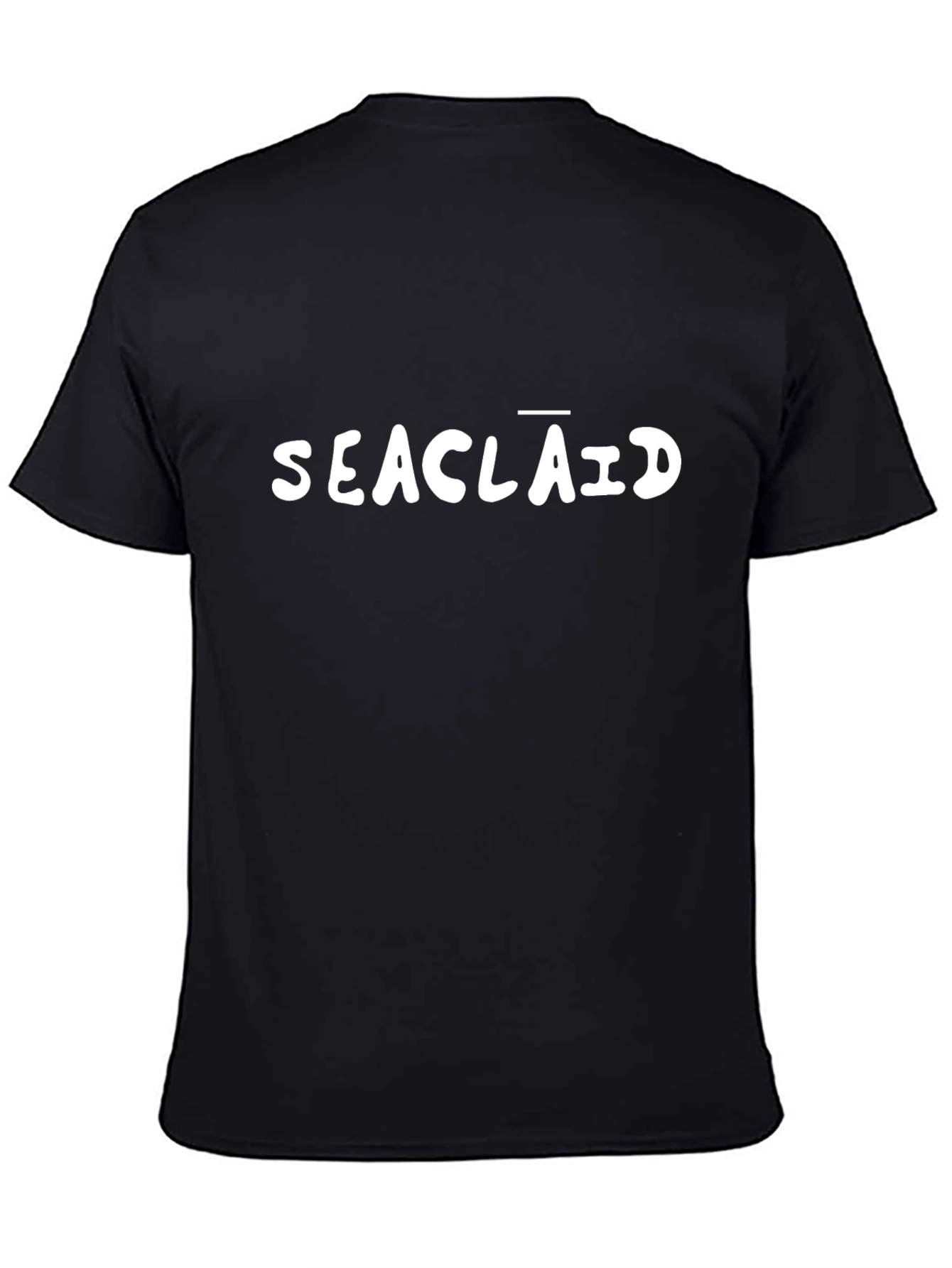 SEACLAID Black Graphic Tee - Classic Comfort