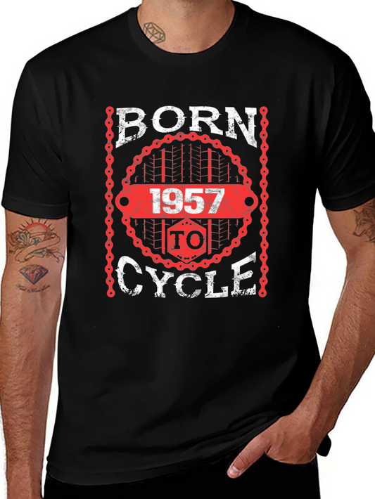 Born in 1957 to Cycle Graphic T-Shirt