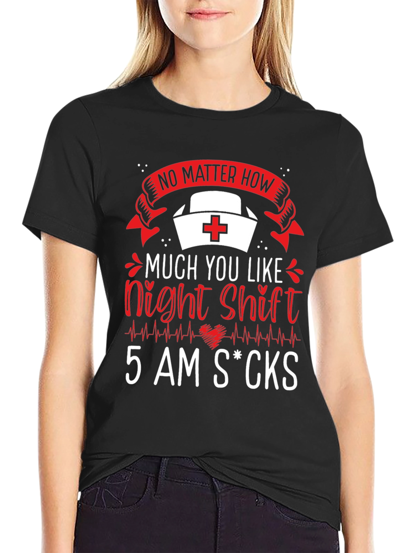 Night Shift Nurse Funny T-Shirt