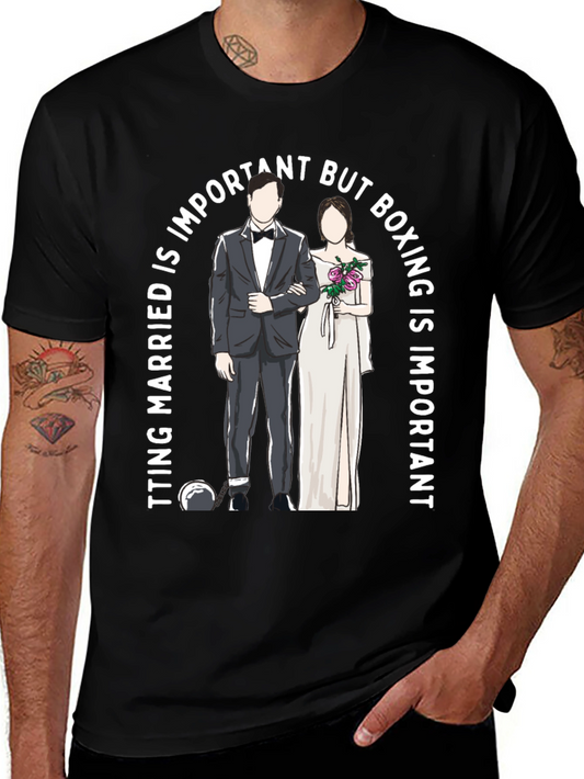 Boxing & Marriage T-Shirt: Important Priorities