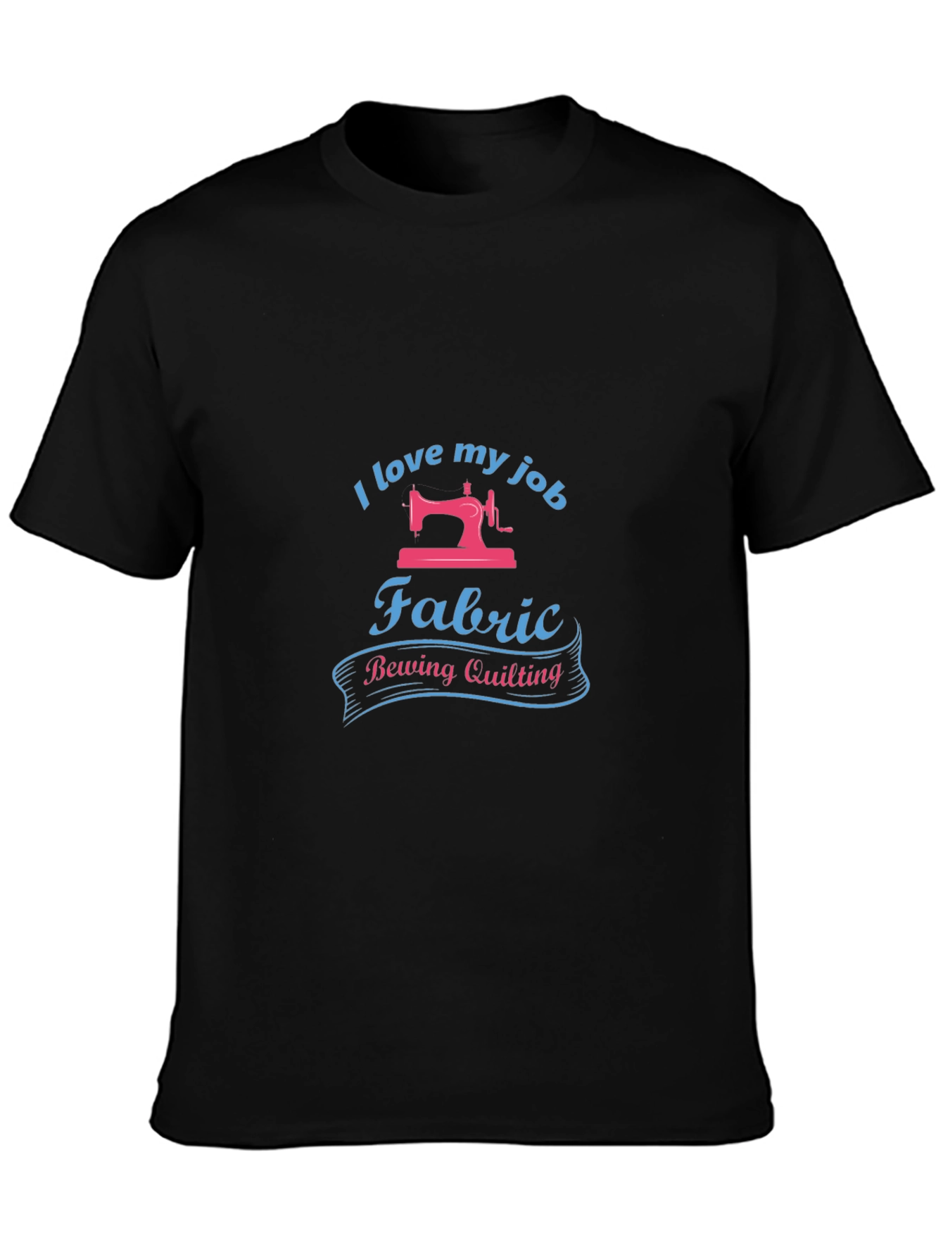 Sewing Lover Black T-Shirt