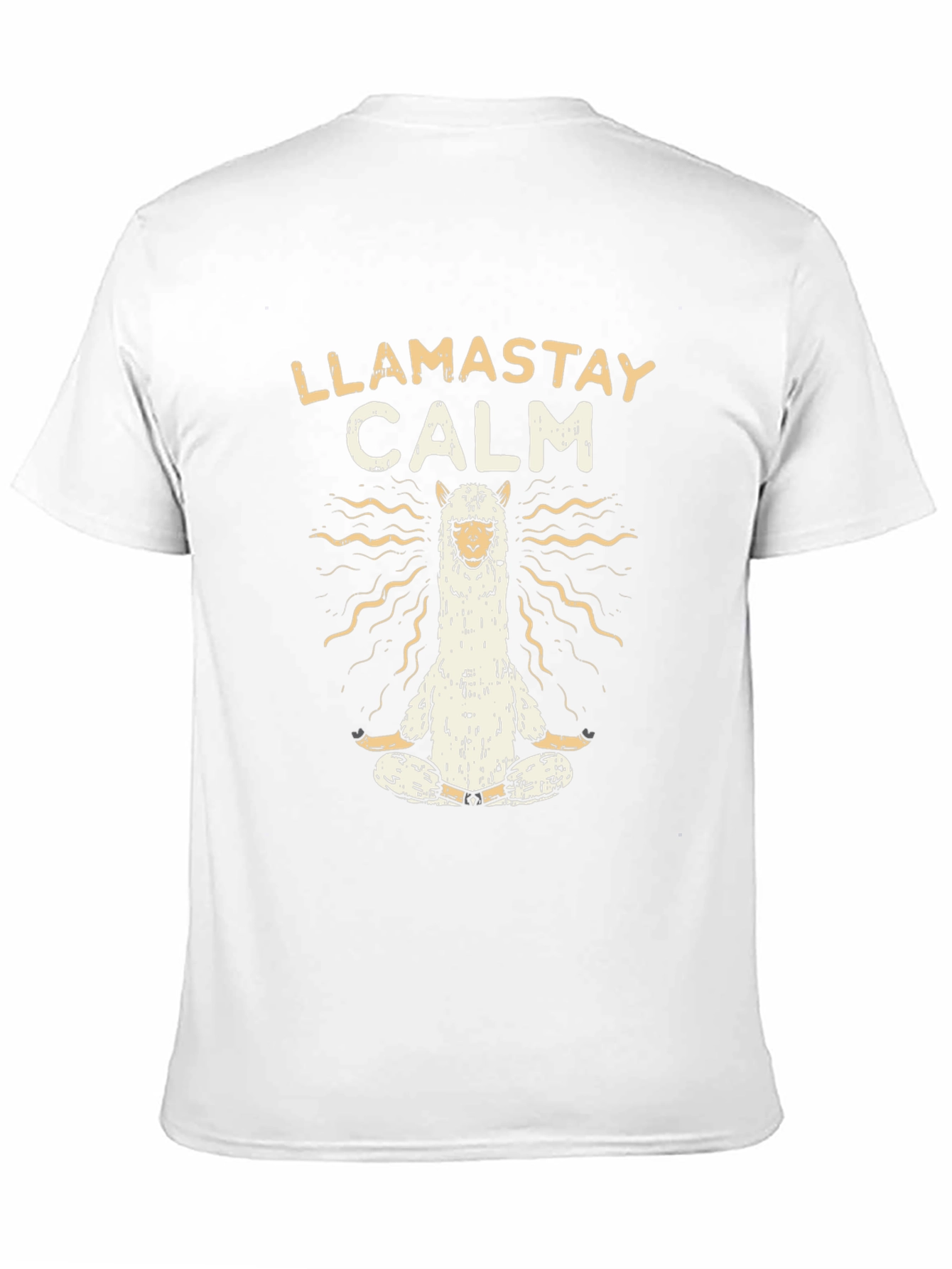 Llamastay Calm Graphic T-Shirt - Yoga Llama