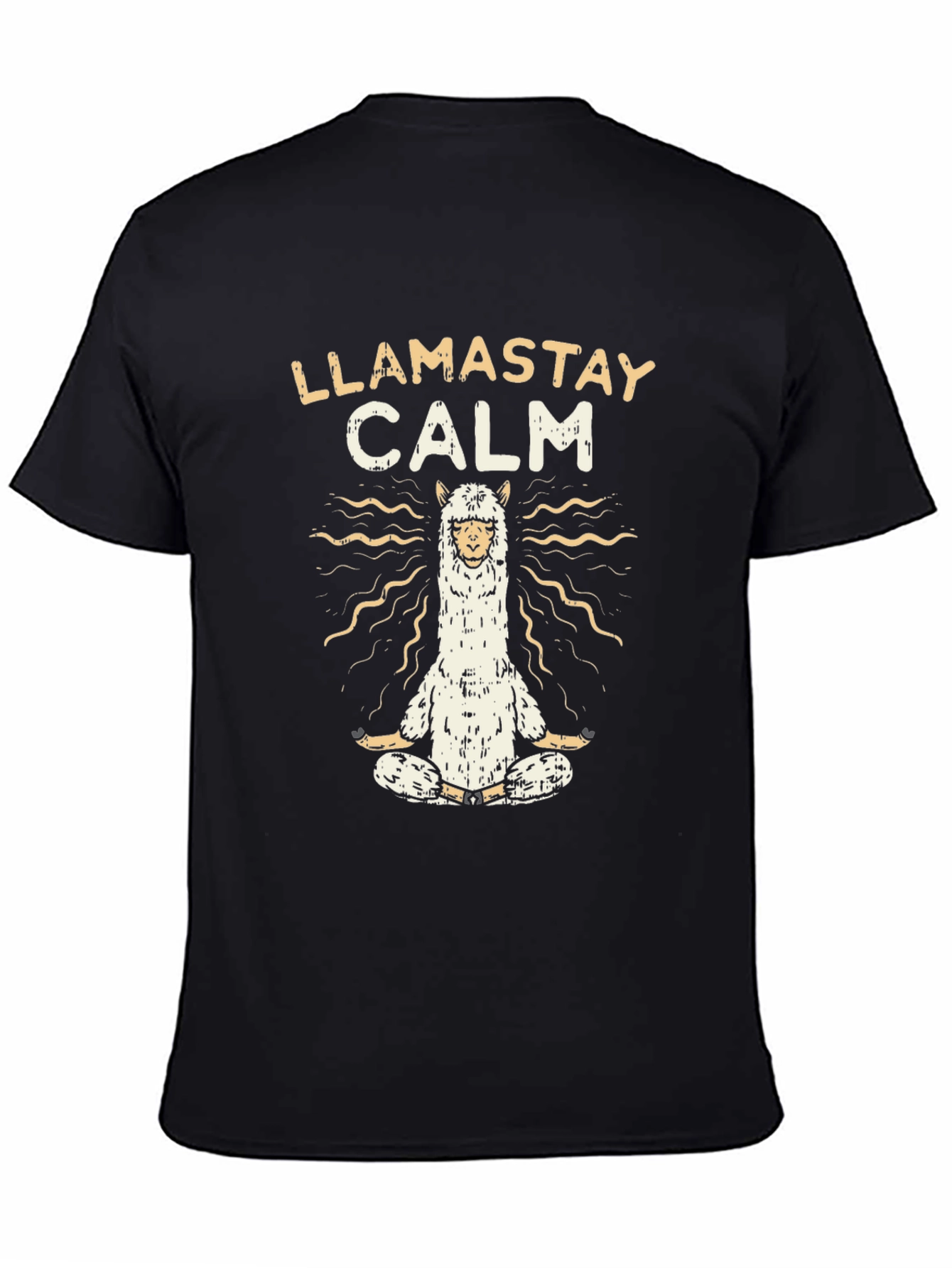 Llamastay Calm Graphic T-Shirt - Yoga Llama