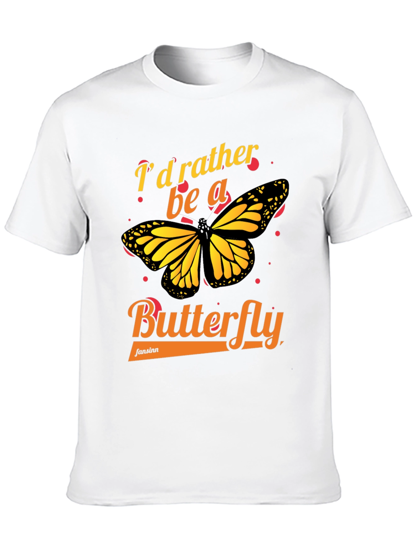 Id Rather Be A Butterfly Graphic Tee