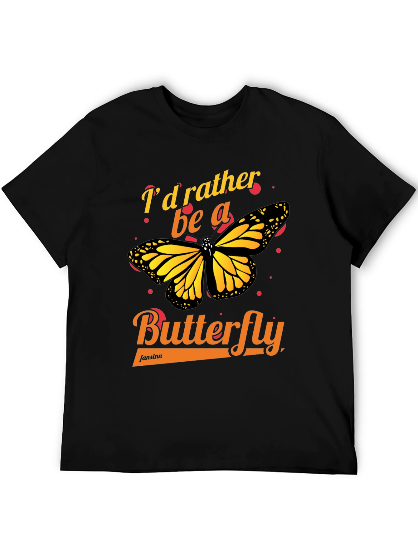 Id Rather Be A Butterfly Graphic Tee