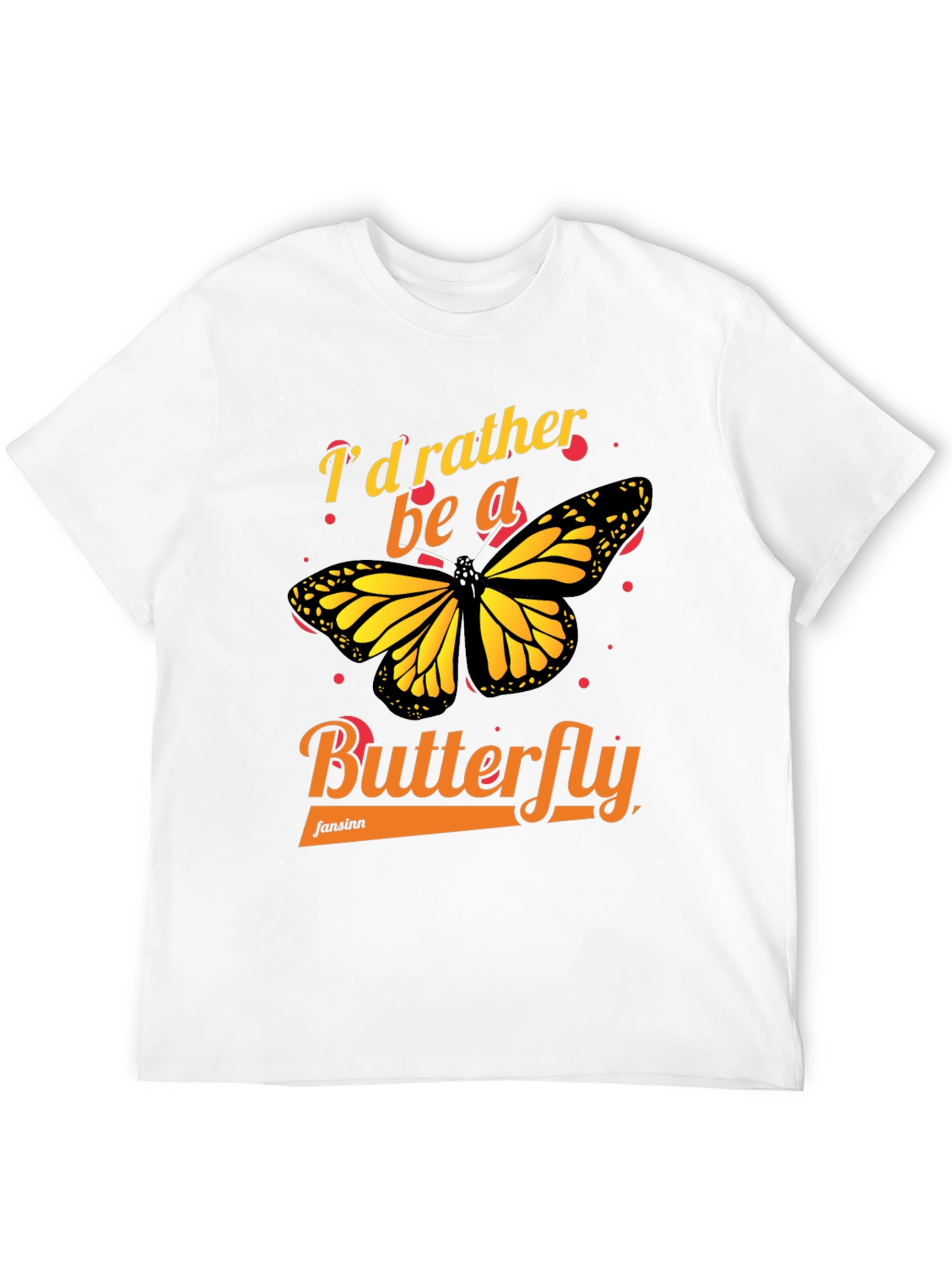 Id Rather Be A Butterfly Graphic Tee