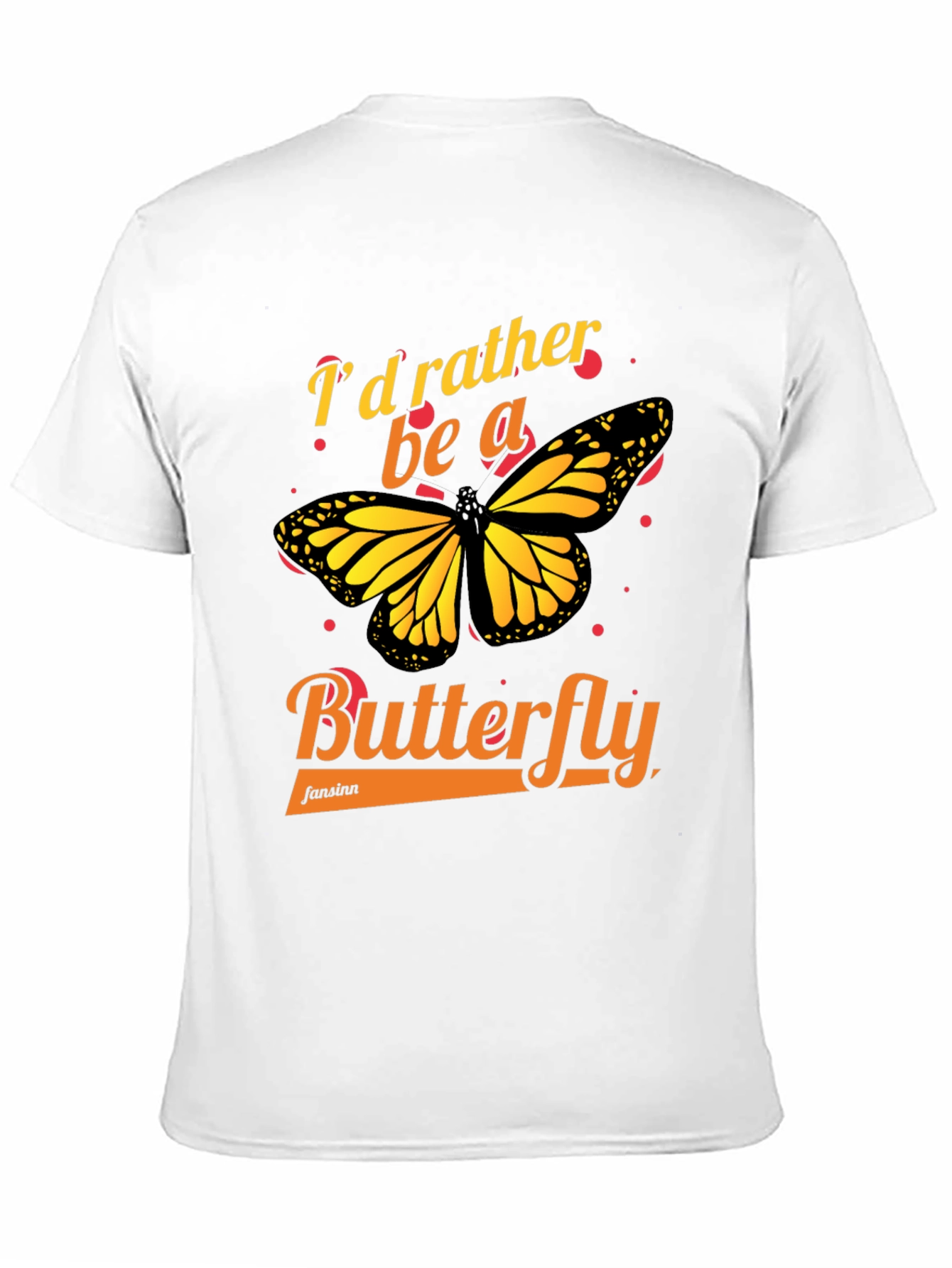 Id Rather Be A Butterfly Graphic Tee
