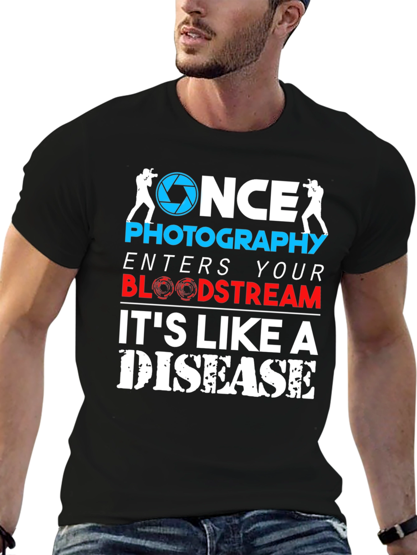 Photography is like a disease Graphic Tee