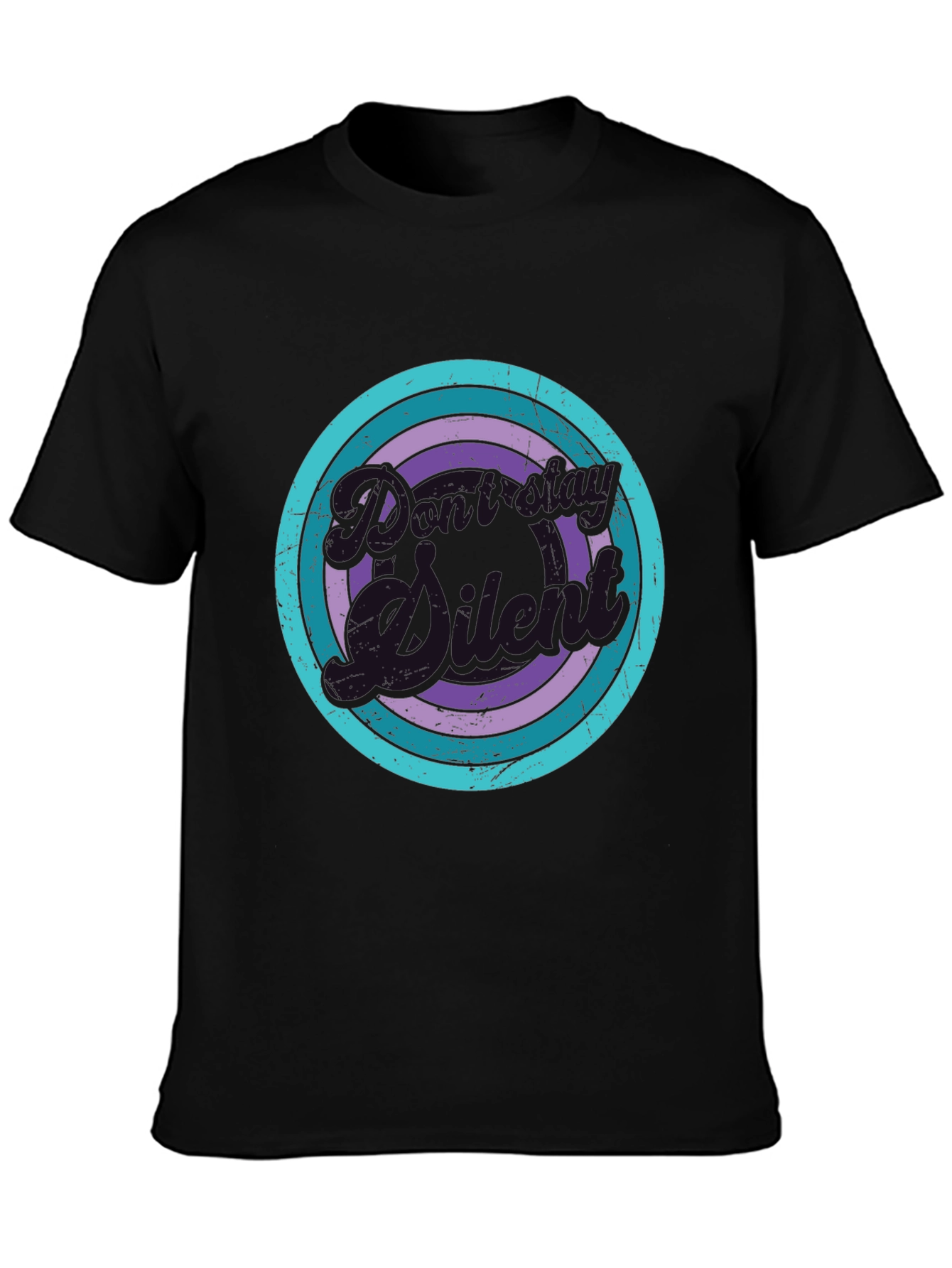 Retro Cartoon Silhouette Graphic Tee