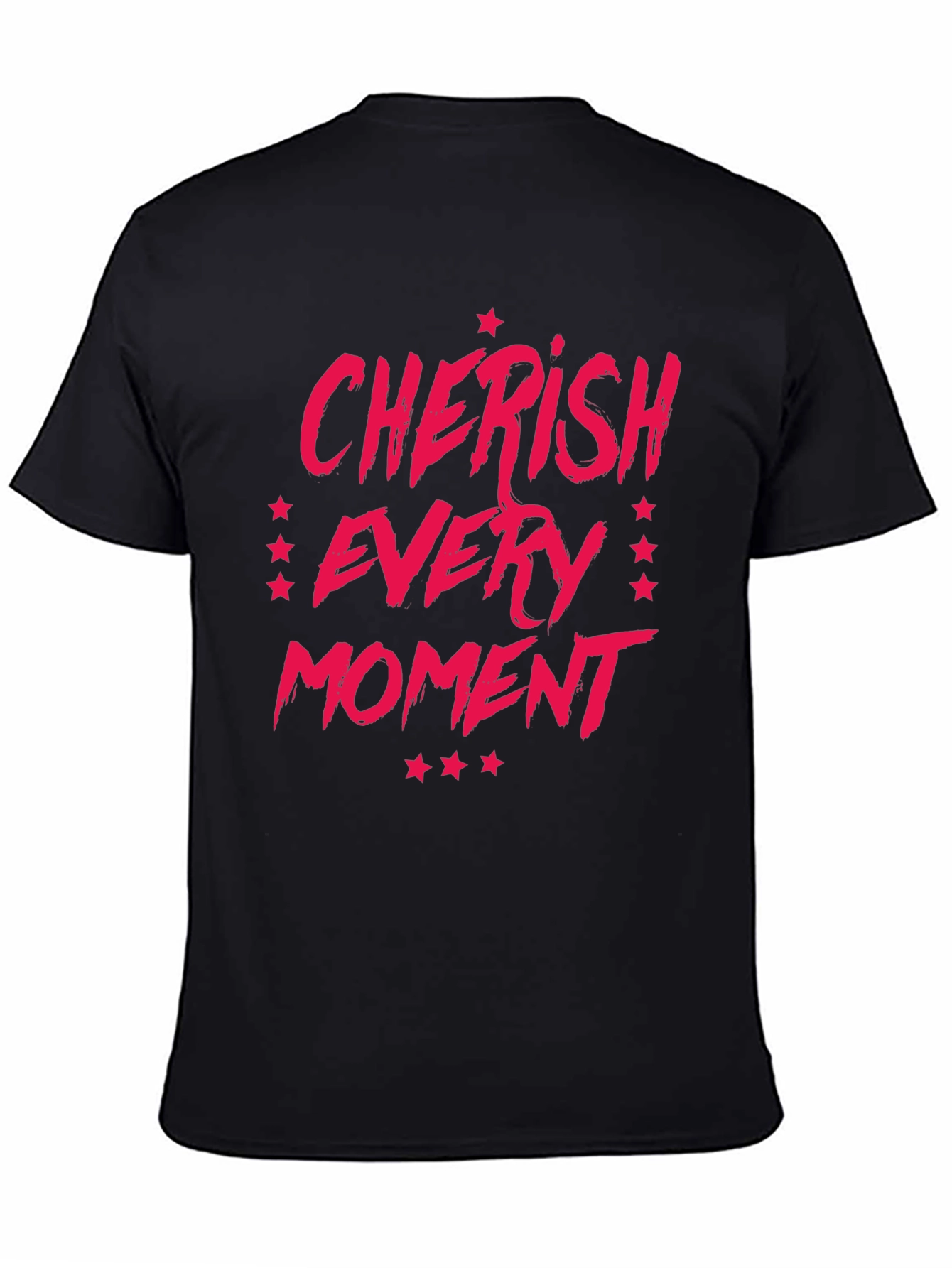 Cherish Every Moment Black T-Shirt