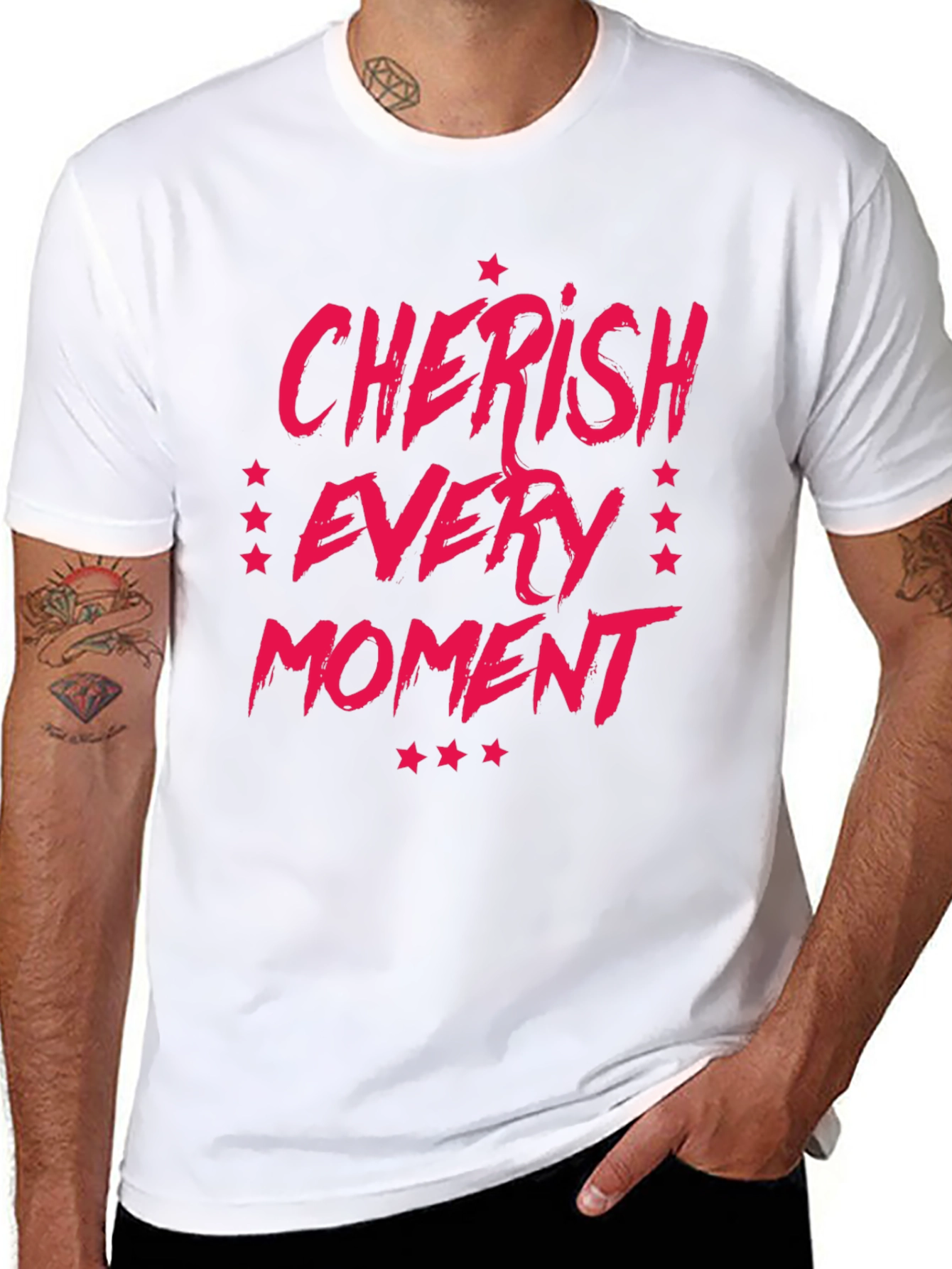 Cherish Every Moment Black T-Shirt
