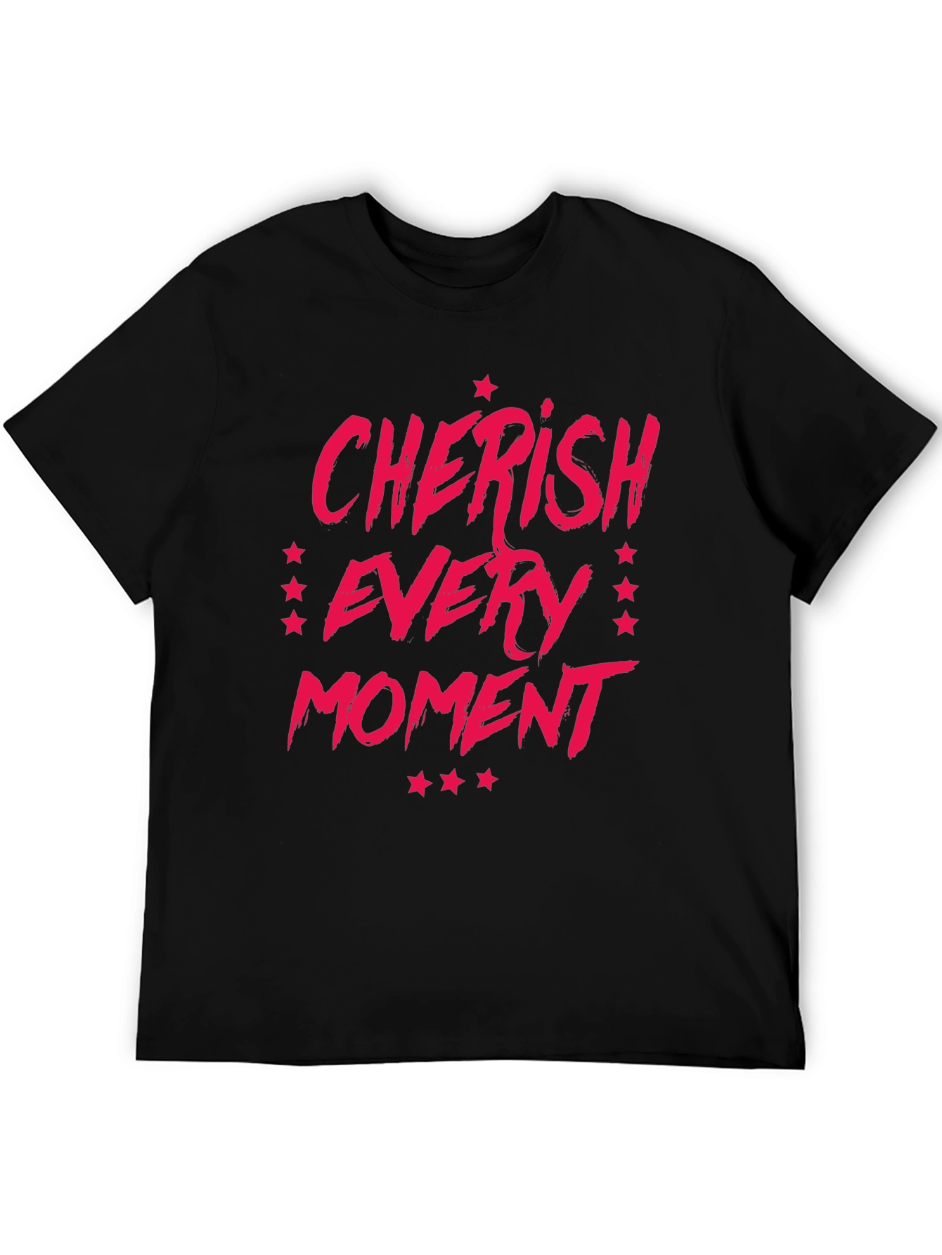 Cherish Every Moment Black T-Shirt