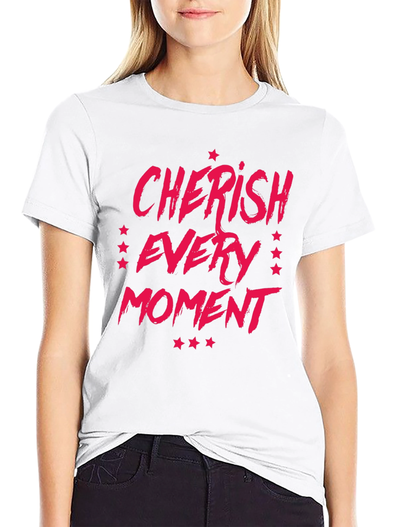 Cherish Every Moment Black T-Shirt
