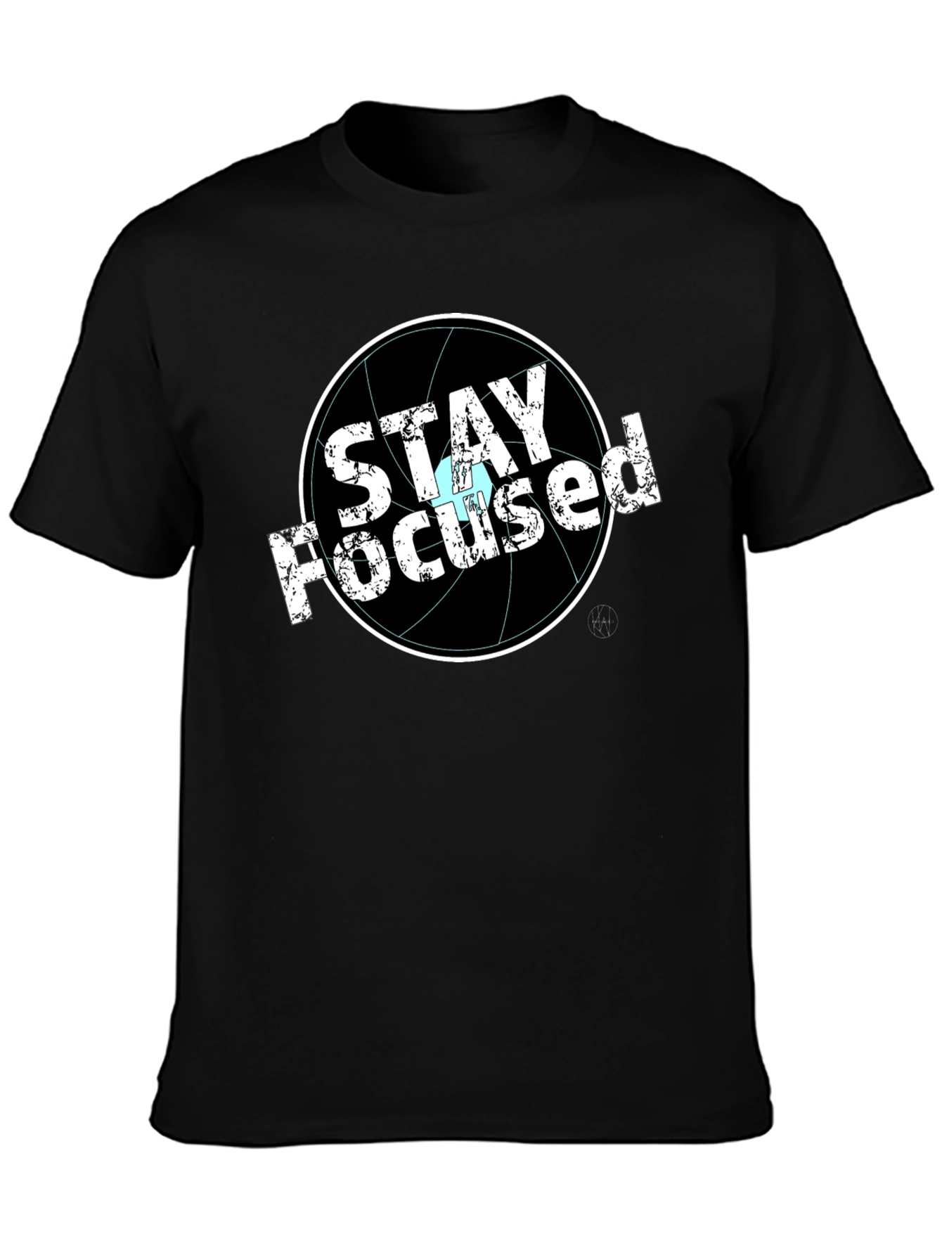 Stay Focused Graphic T-Shirt - Black