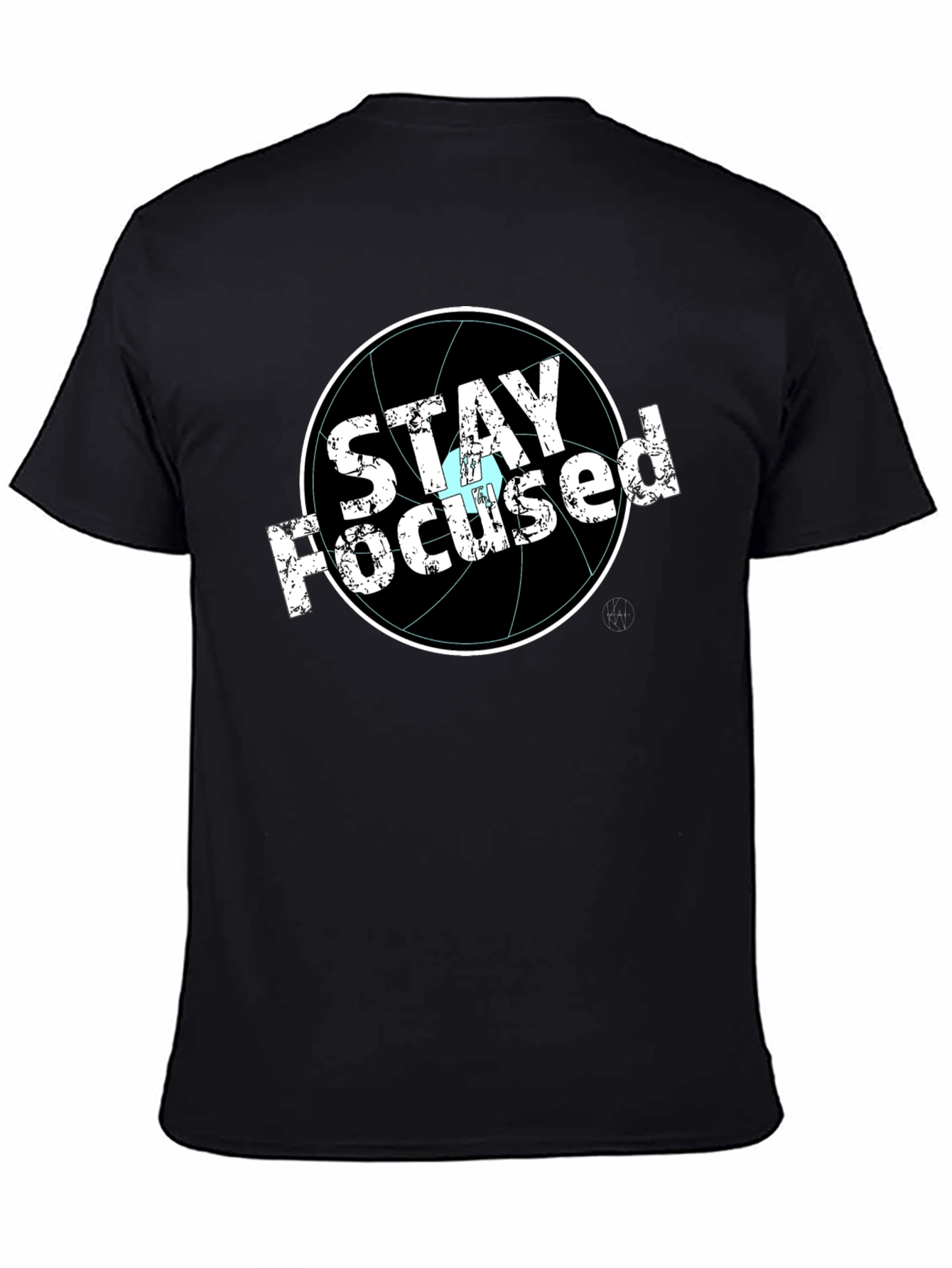 Stay Focused Graphic T-Shirt - Black