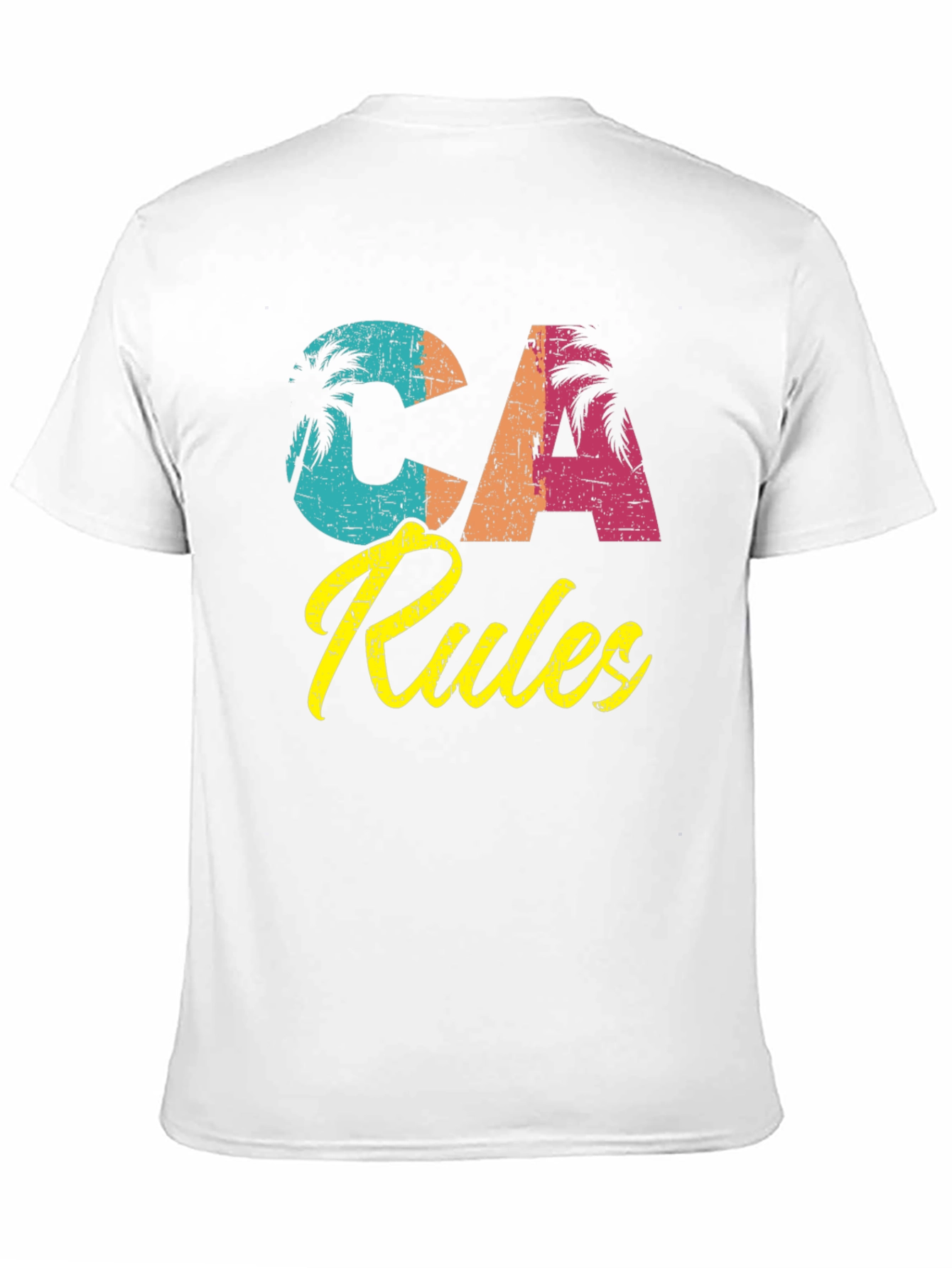 CA Rules Graphic T-Shirt - Retro California Tee