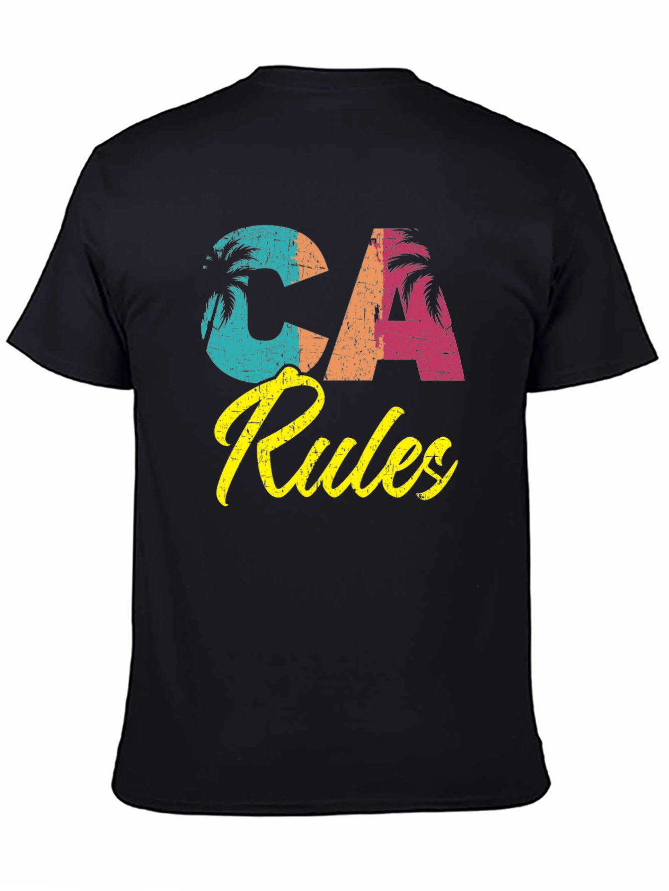 CA Rules Graphic T-Shirt - Retro California Tee