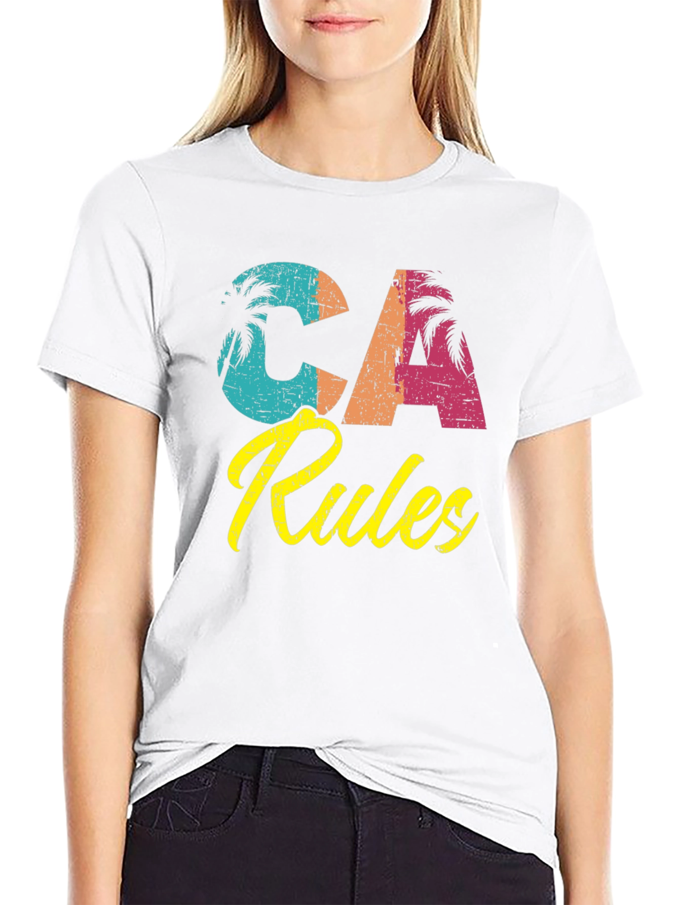 CA Rules Graphic T-Shirt - Retro California Tee