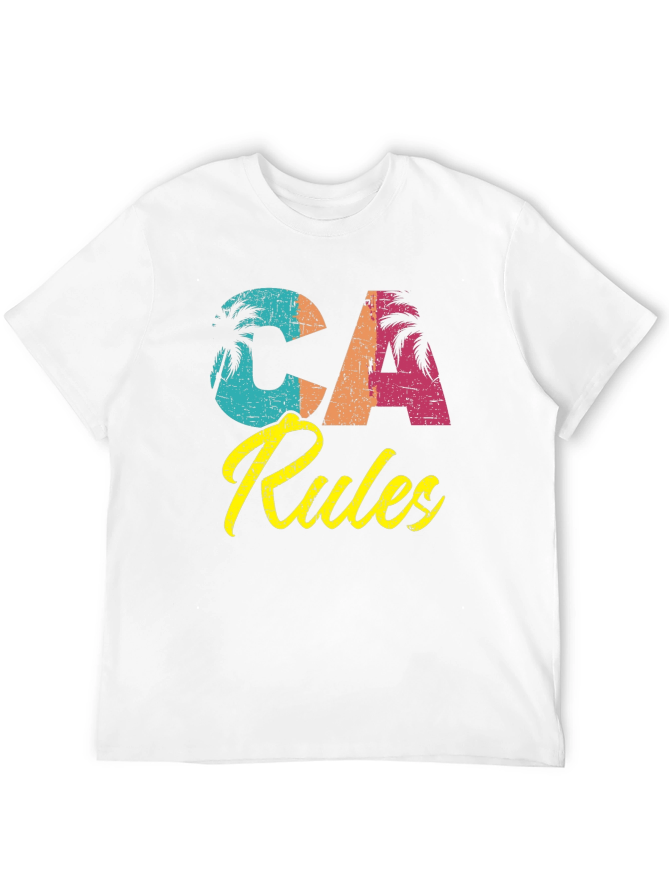 CA Rules Graphic T-Shirt - Retro California Tee