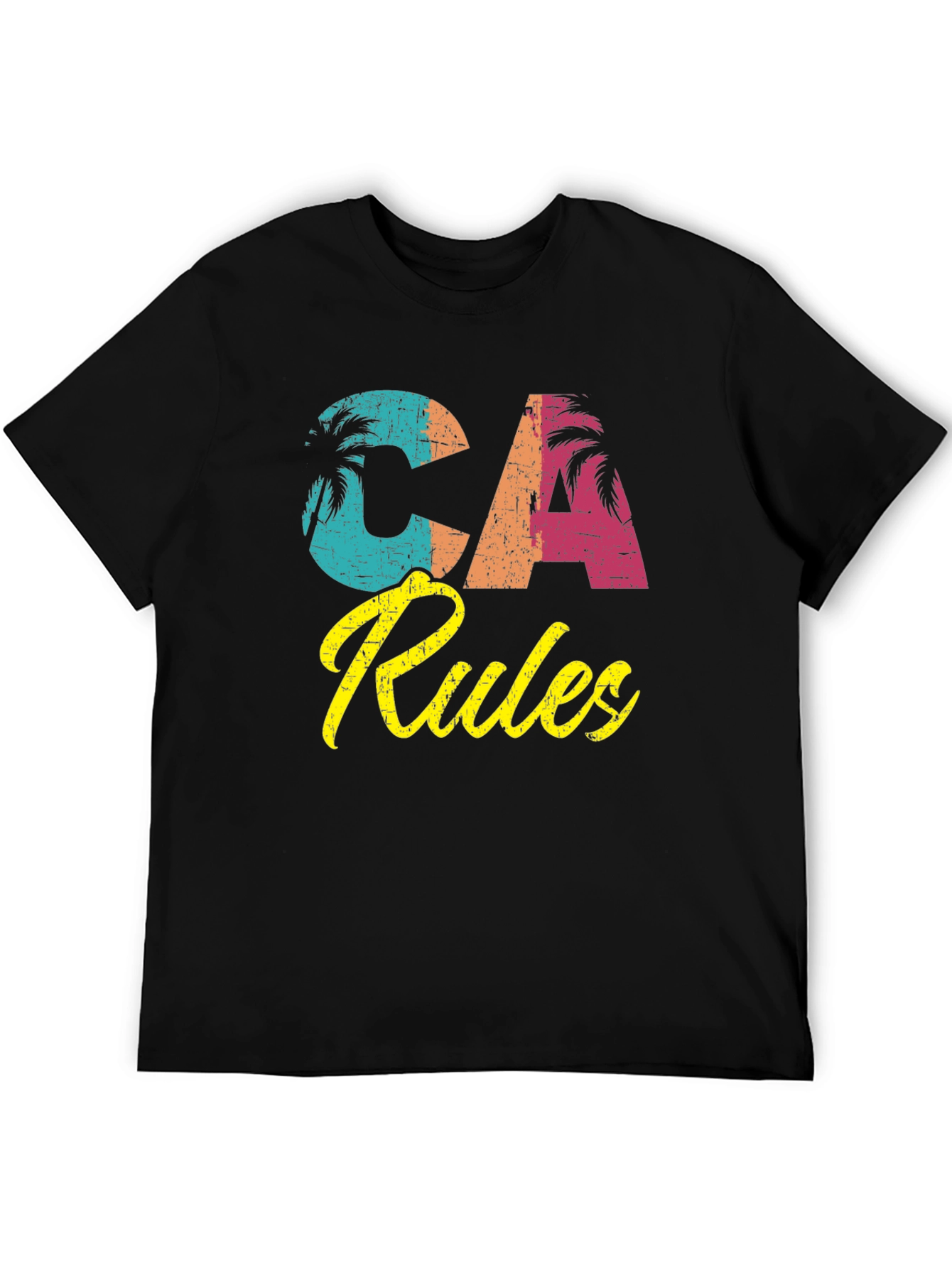 CA Rules Graphic T-Shirt - Retro California Tee