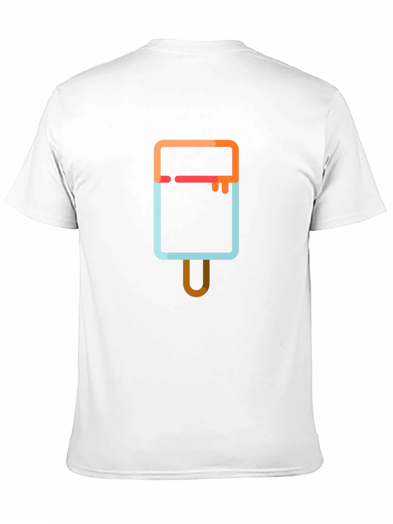 Cool Popsicle Graphic Tee - Black Cotton T-Shirt