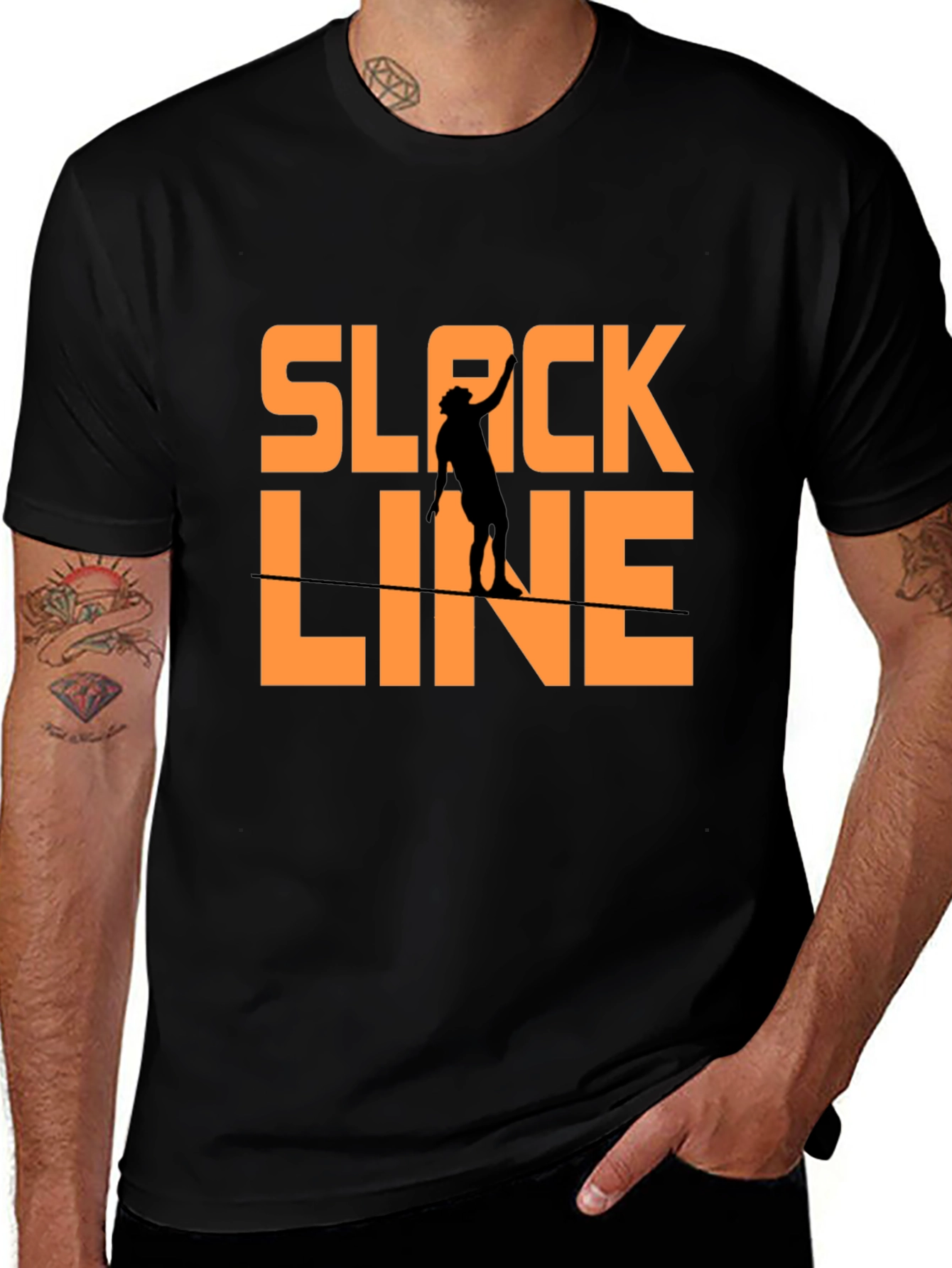 Slackline Graphic T-Shirt - Black