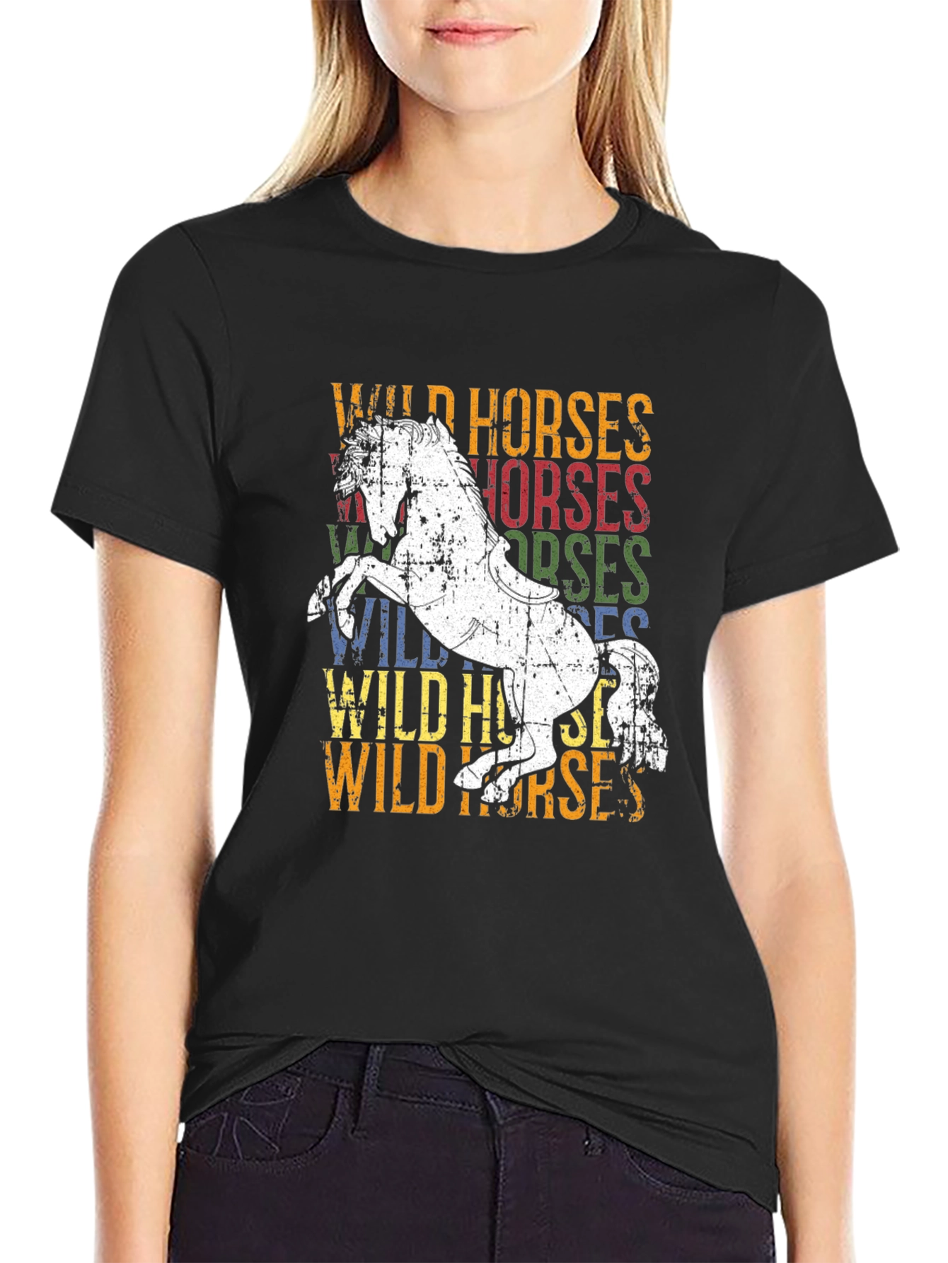 Wild Horses Graphic Tee | Equestrian Style T-Shirt