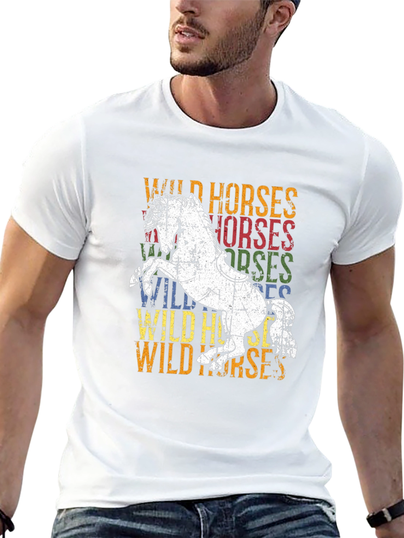 Wild Horses Graphic Tee | Equestrian Style T-Shirt