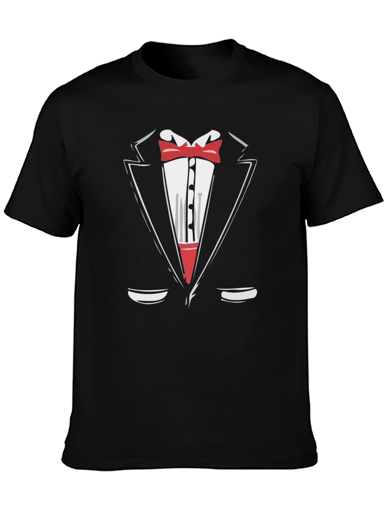 Tuxedo T-Shirt - Novelty Graphic Tee