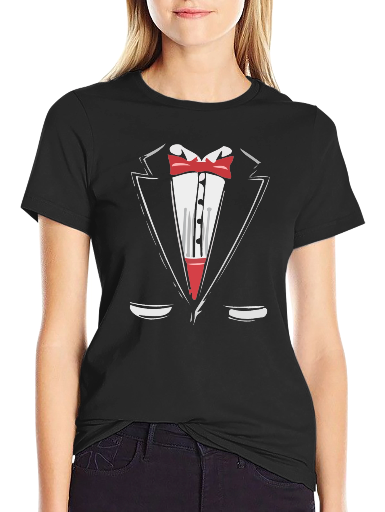 Tuxedo T-Shirt - Novelty Graphic Tee