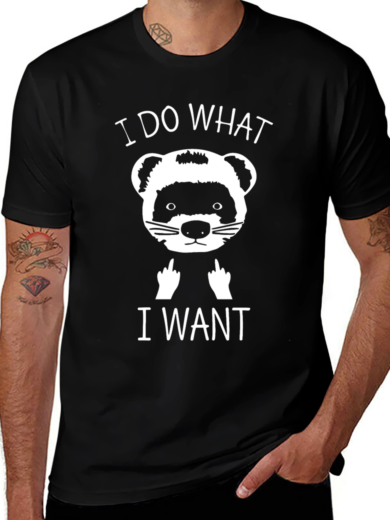 I Do What I Want Ferret T-Shirt