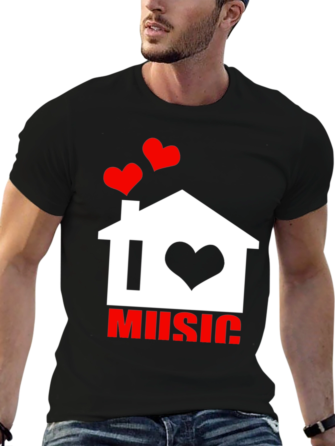 I Love Music T-Shirt - Graphic Tee