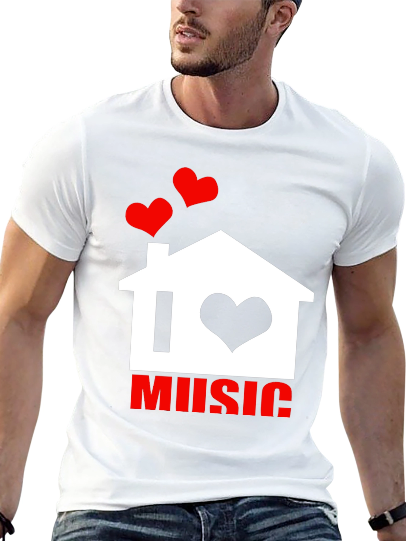 I Love Music T-Shirt - Graphic Tee