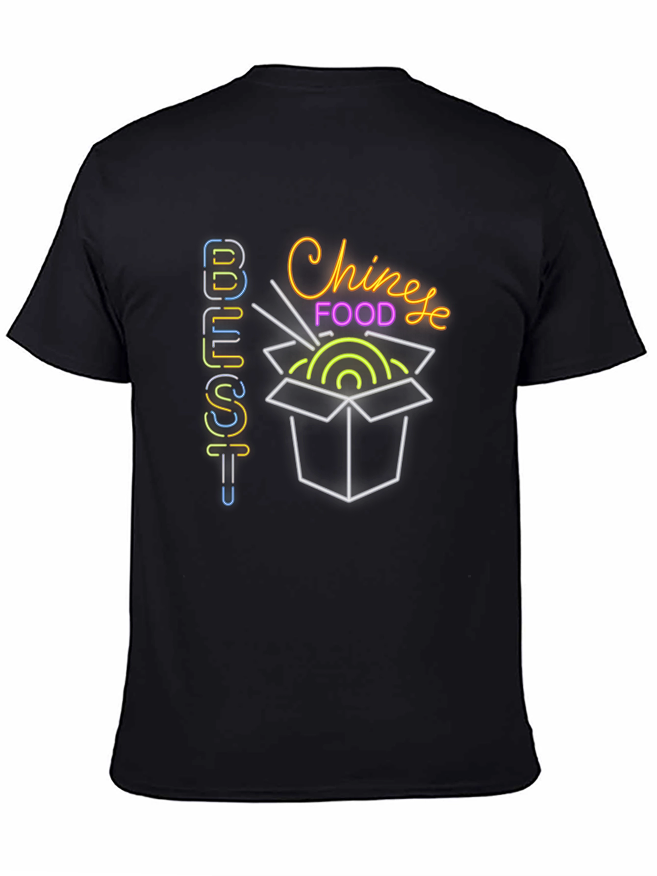 Best Chinese Food T-Shirt - Neon Design
