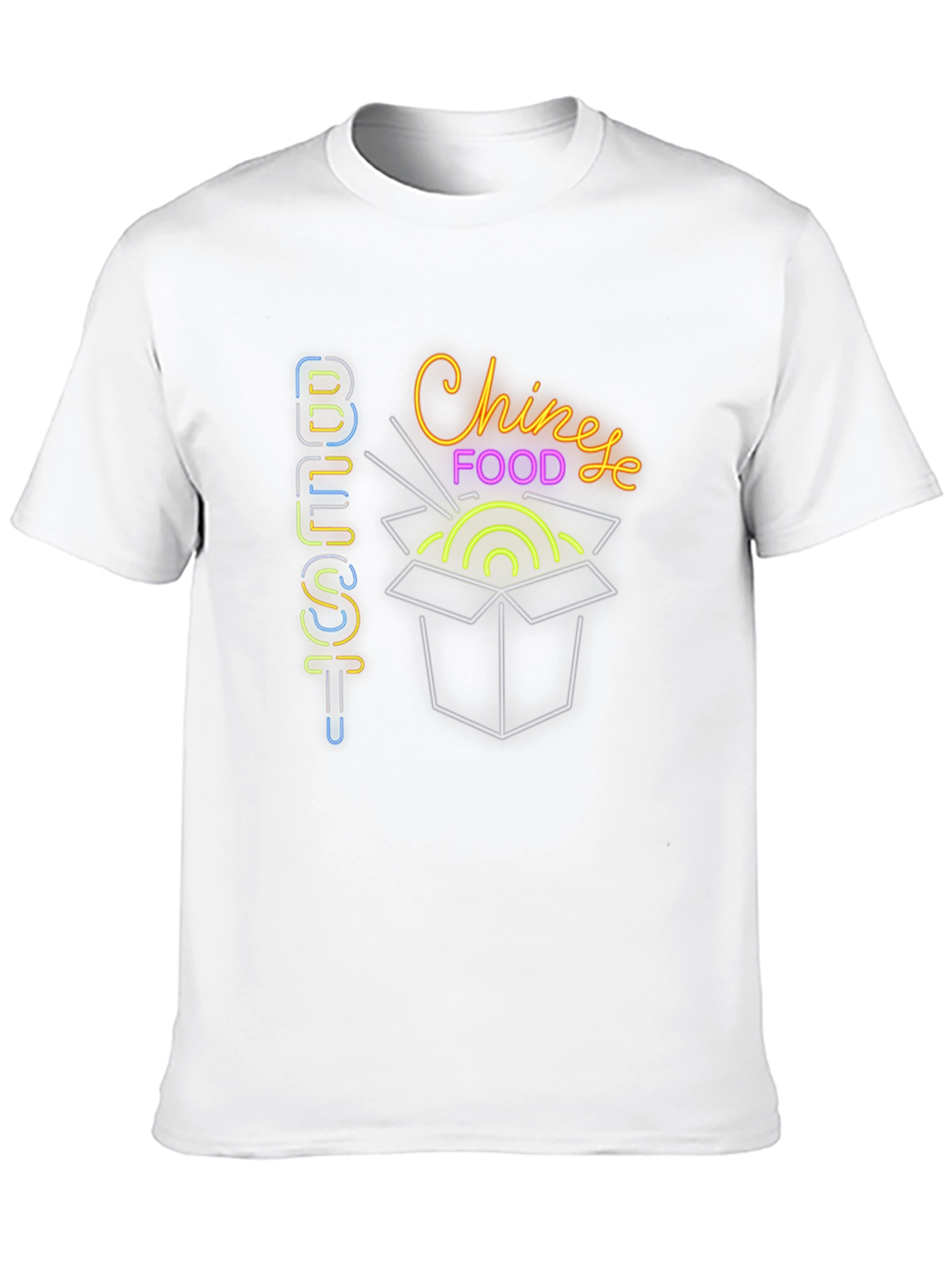 Best Chinese Food T-Shirt - Neon Design