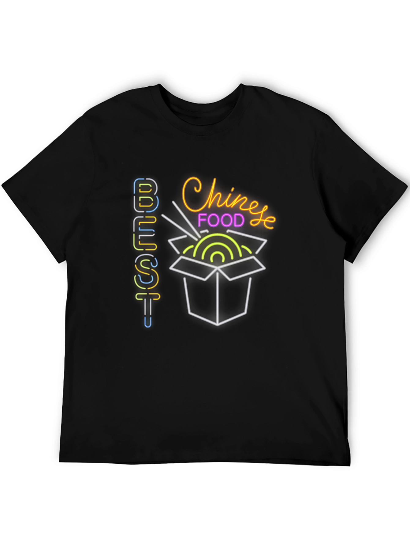 Best Chinese Food T-Shirt - Neon Design