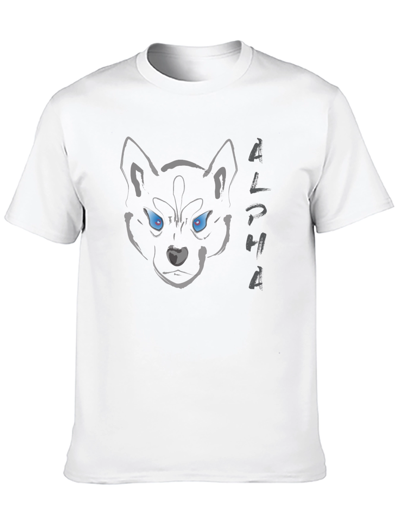 Alpha Wolf Graphic T-Shirt - Mens Black Tee