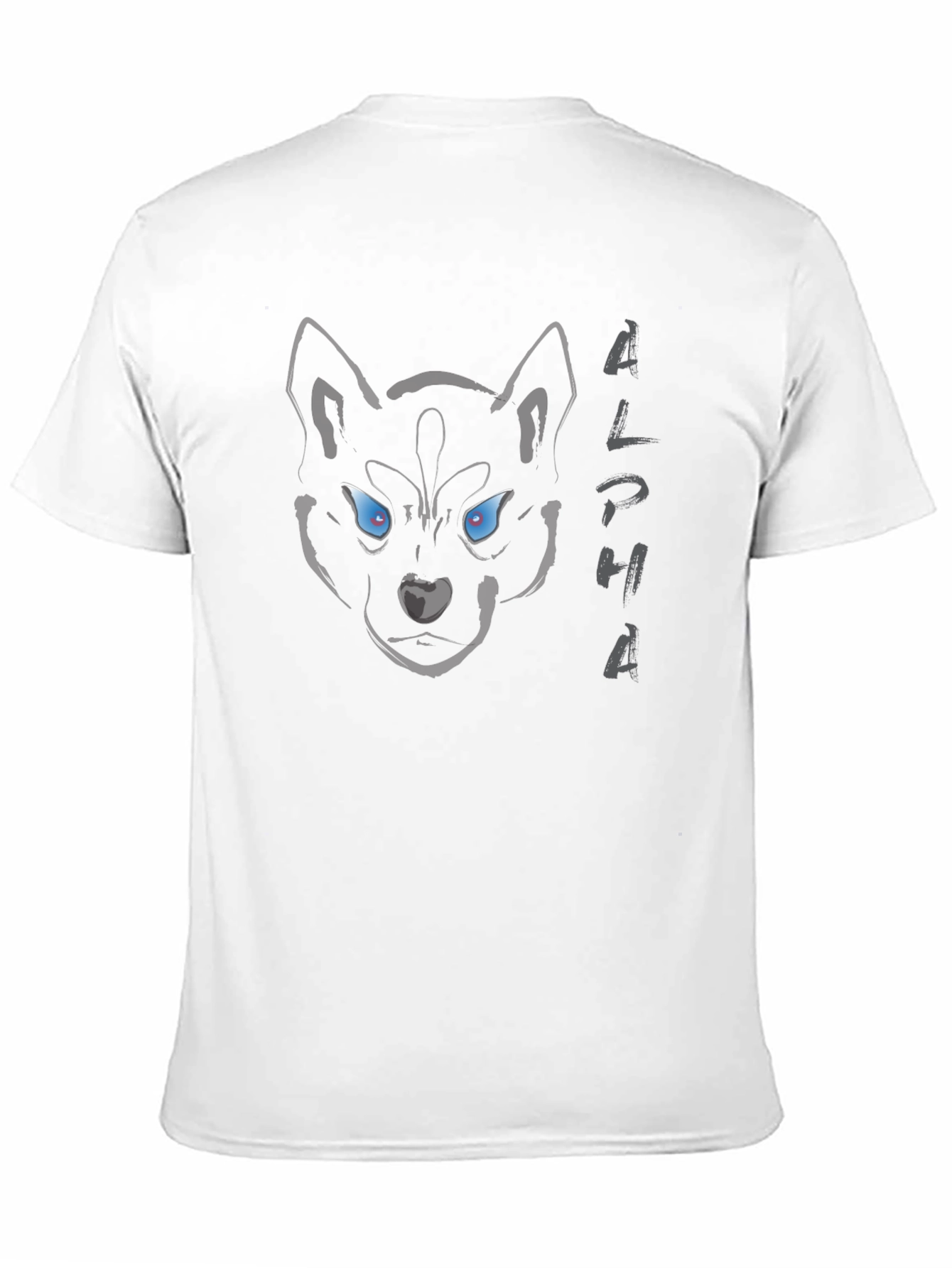 Alpha Wolf Graphic T-Shirt - Mens Black Tee
