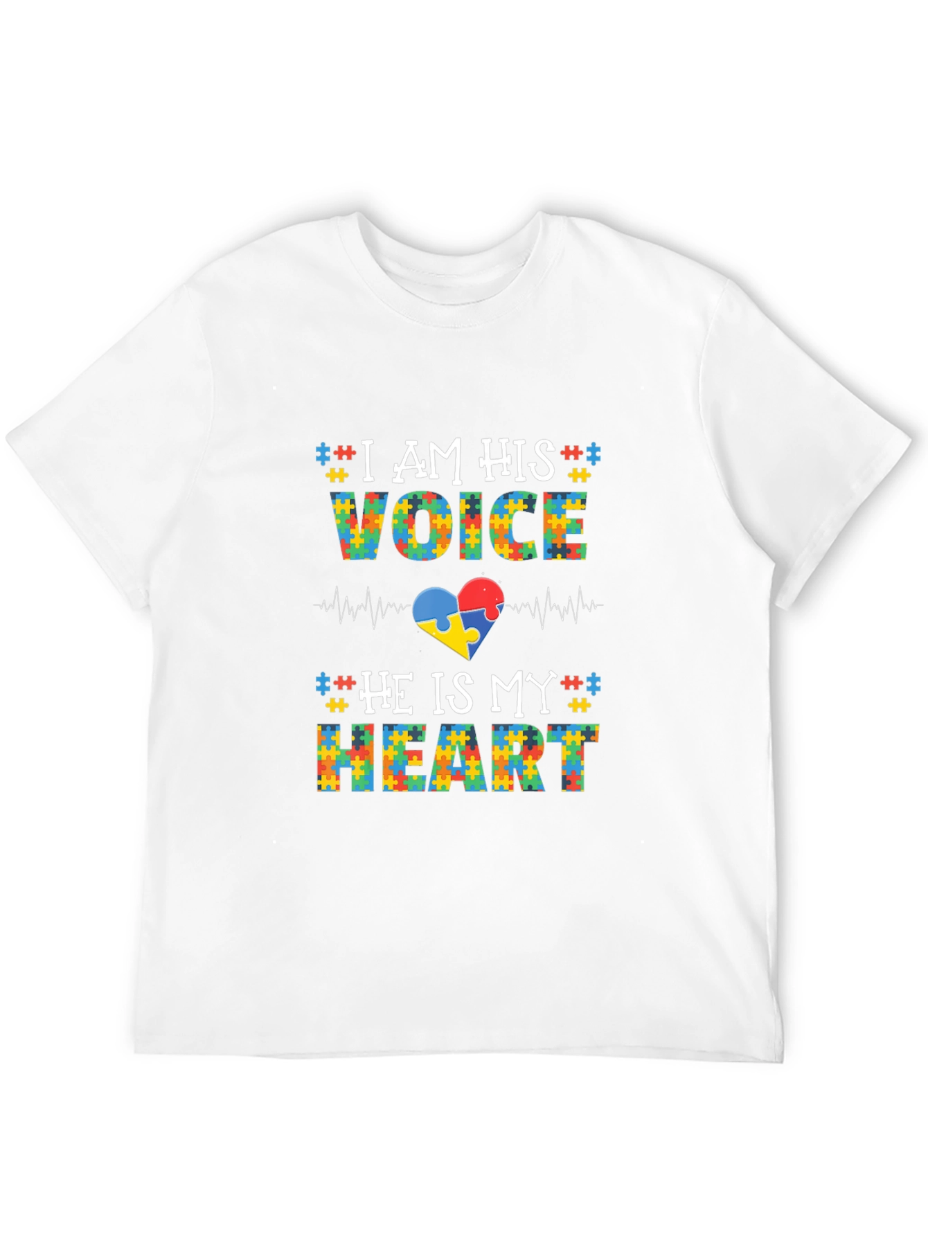 Autism Awareness T-Shirt: I Am His Voice