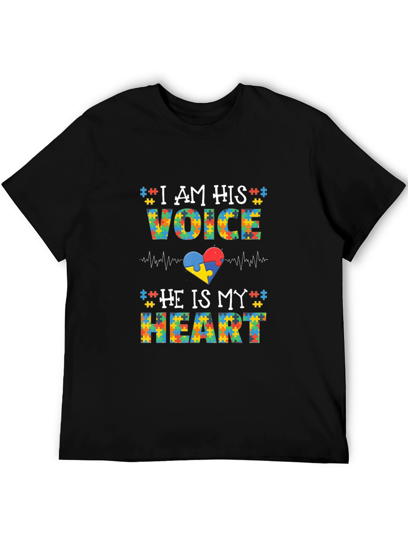 Autism Awareness T-Shirt: I Am His Voice