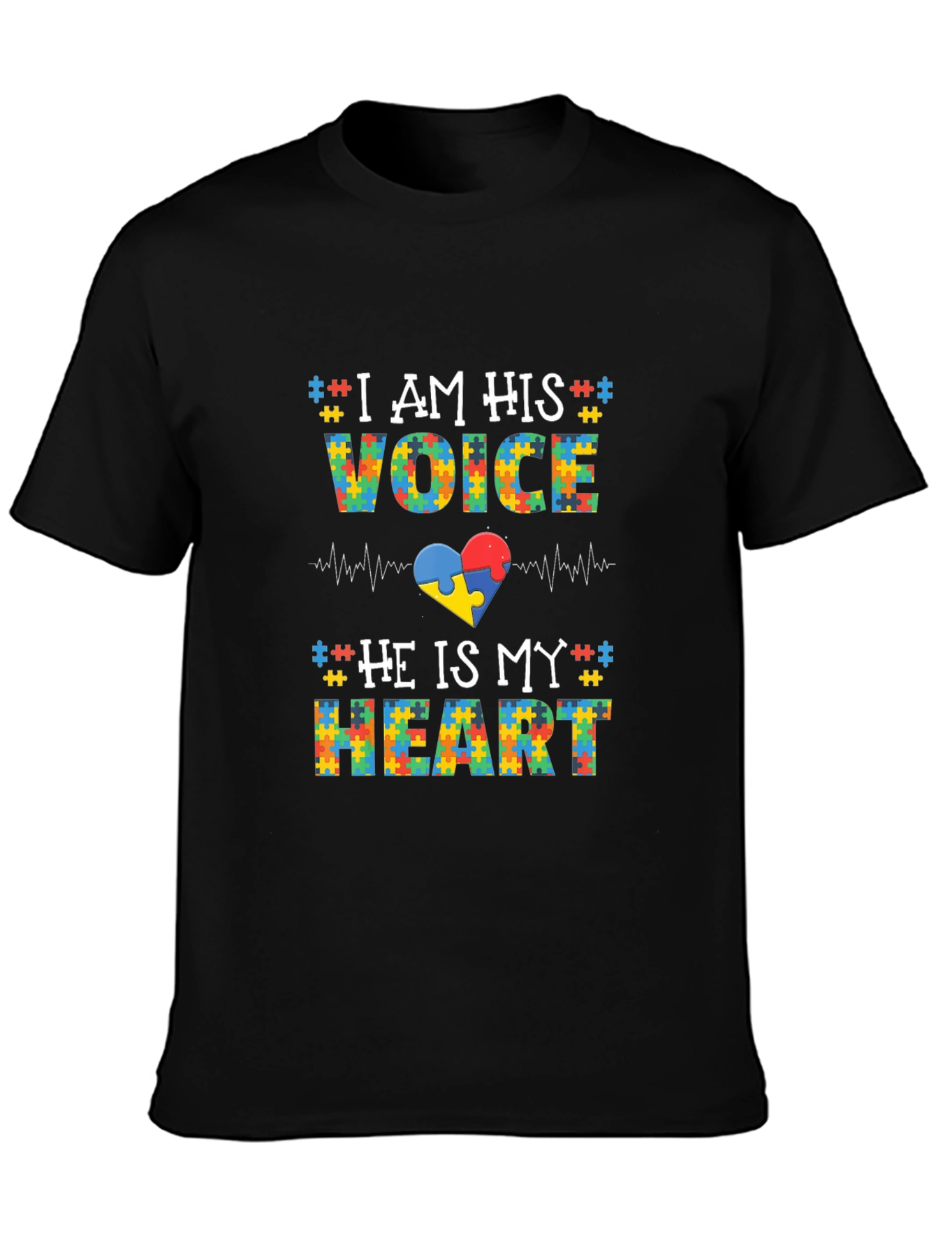 Autism Awareness T-Shirt: I Am His Voice