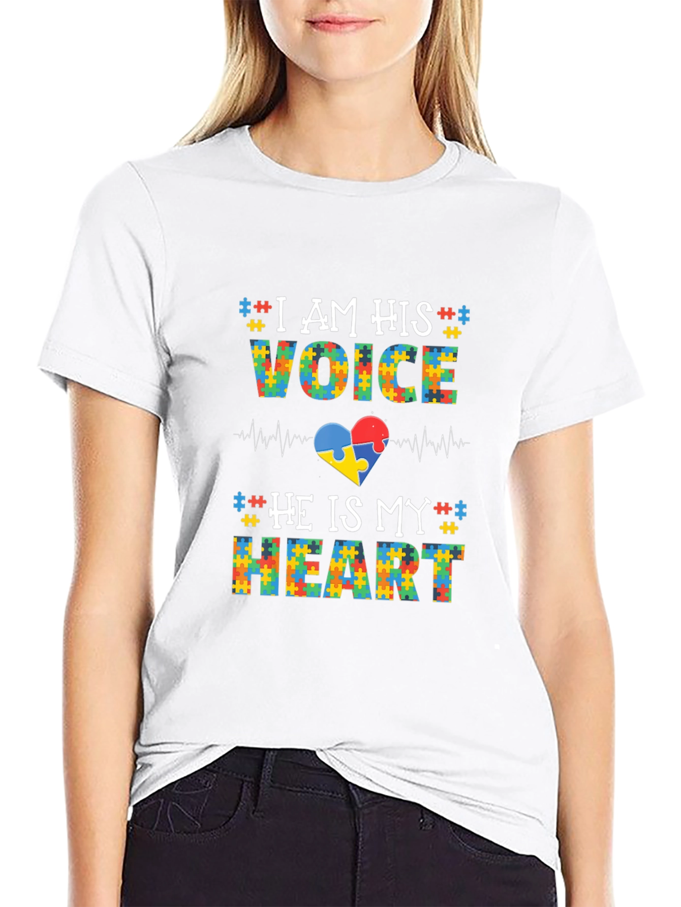 Autism Awareness T-Shirt: I Am His Voice